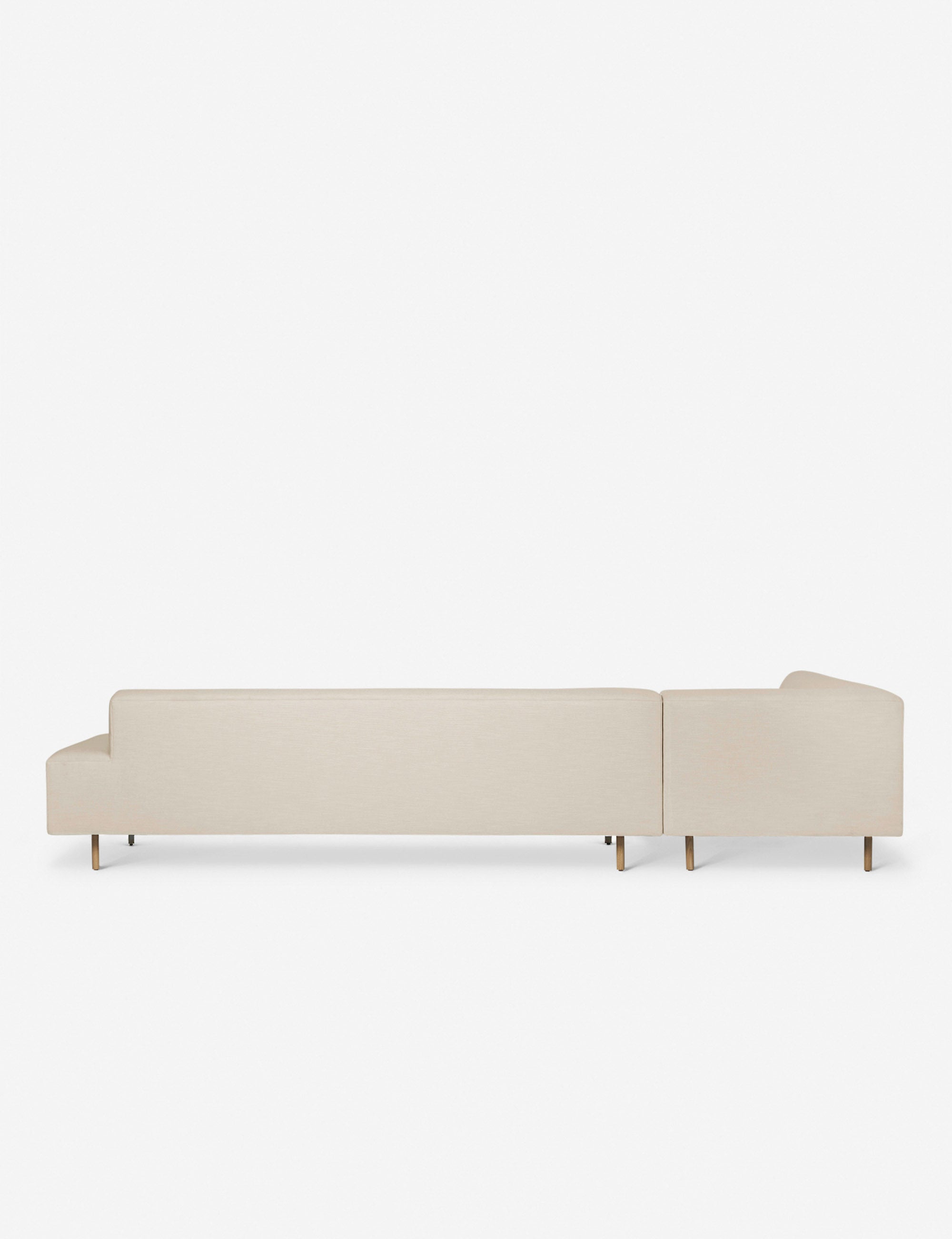 Estee Modern Sectional Sofa - Comfortable L-Shaped Couch with Soft Fabric for Living Room, Family Room & Lounge Areas