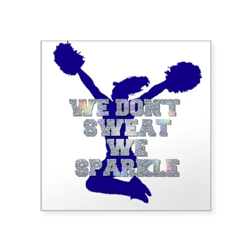 Clear - Cheerleader We Sparkle Sticker