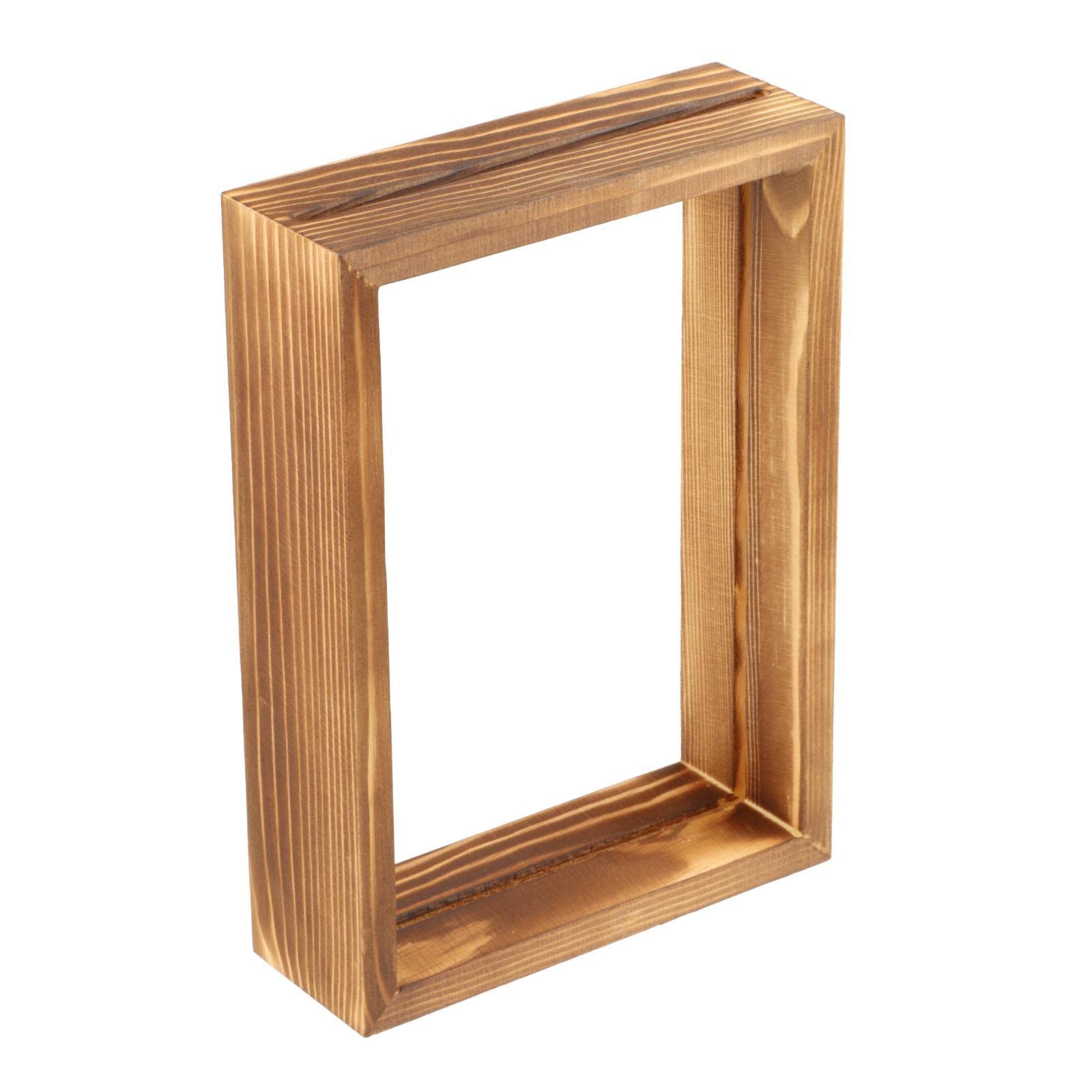 Prettyia Wooden Pressed Flower Frames - 6inch Double Sided Display for Home Decor & Gifts