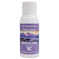 TEC4012571 TC Microburst 3000 Refill - 2oz Aerosol Air Freshener with Mountain Peaks Scent | Perfect for Home, Office, Car & Bathroom Deodorizing