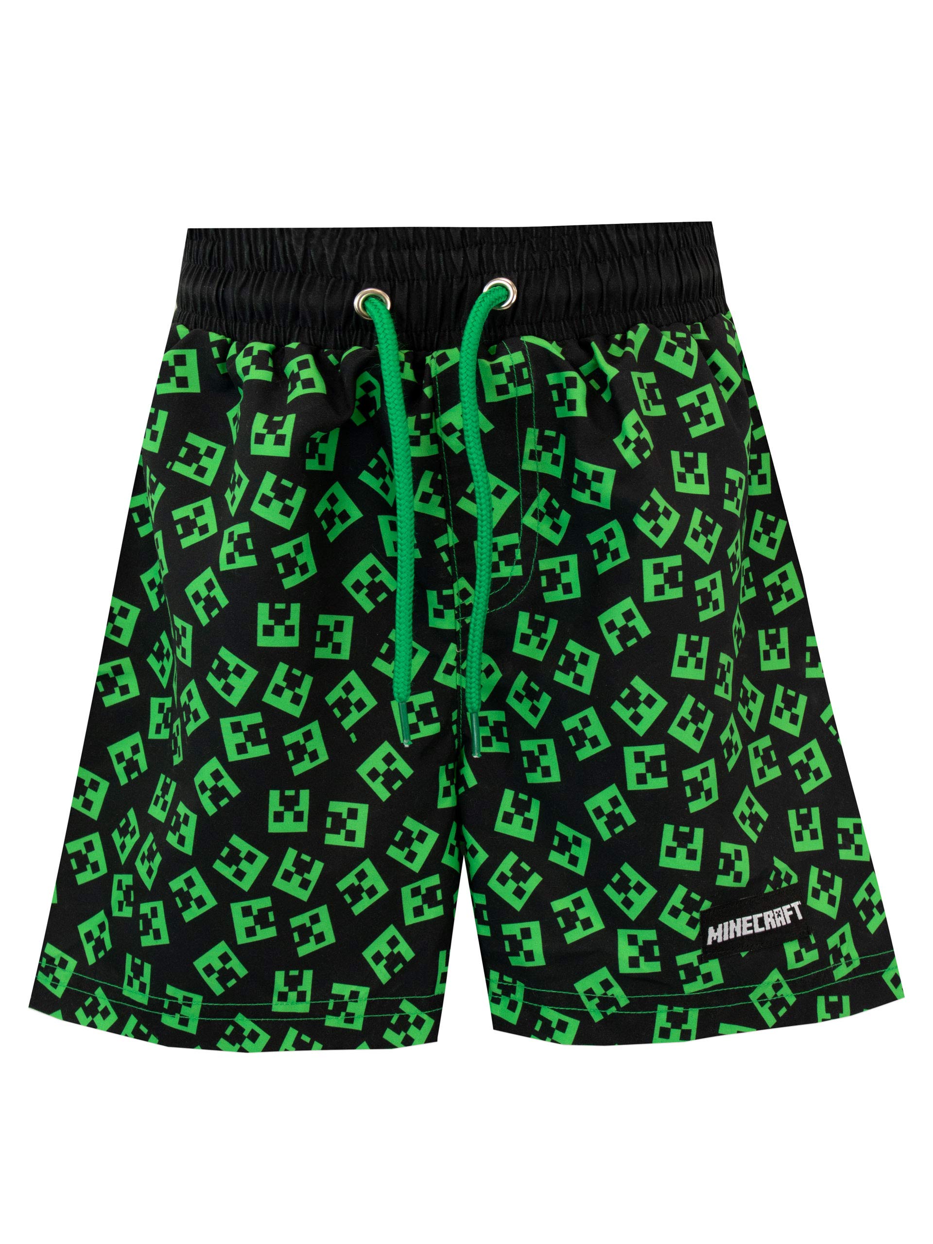 **Minecraft Boys' Creeper Swim Shorts - Quick-Dry Swim Trunks for Kids, Pool & Beach Fun**    **优化后标题:**   **Minecraft Boys' Creeper Swim Shorts - Quick-Dry Swim Trunks for Kids, Perfect for Pool, Beach & Summer Adventures**    (注：此优化标题符合Google SEO规范，包含关键词