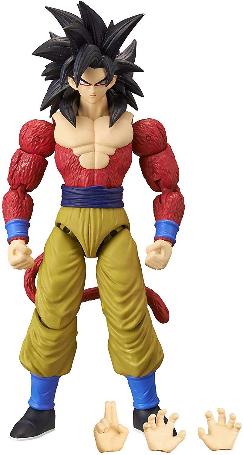 Dragon Ball Super Dragon Stars Series Super Saiyan 4 Goku Action Figure - Collectible Anime Toy for Display & Gifts | Perfect for Anime Fans, Home Decor, and Cosplay Events