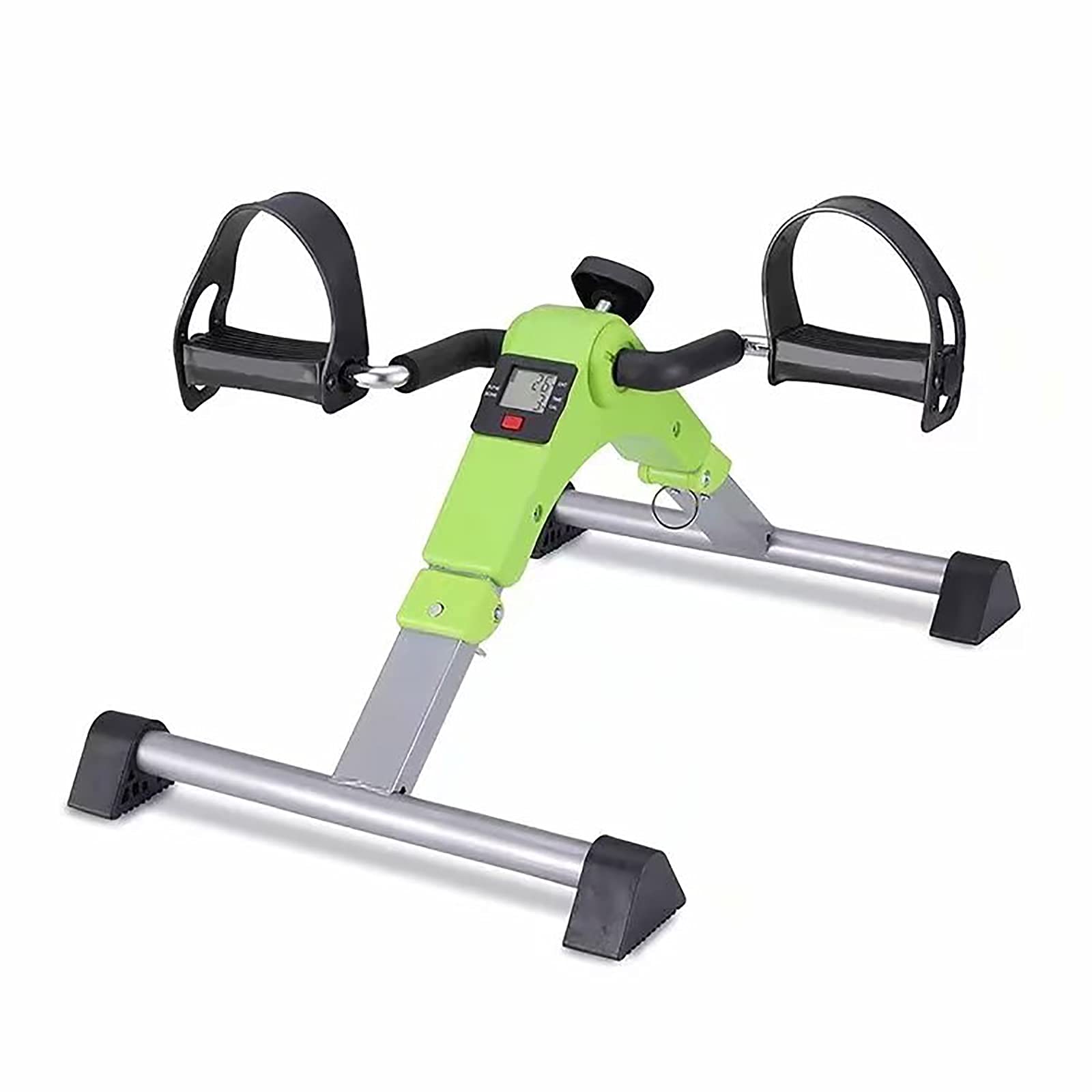 Mini Exercise Bike for Home - Portable Indoor Cycling Bike with LCD Display, Quiet Stationary Bike for Cardio Workout, Leg & Arm Training - Perfect for Home Gym, Office, and Small Spaces