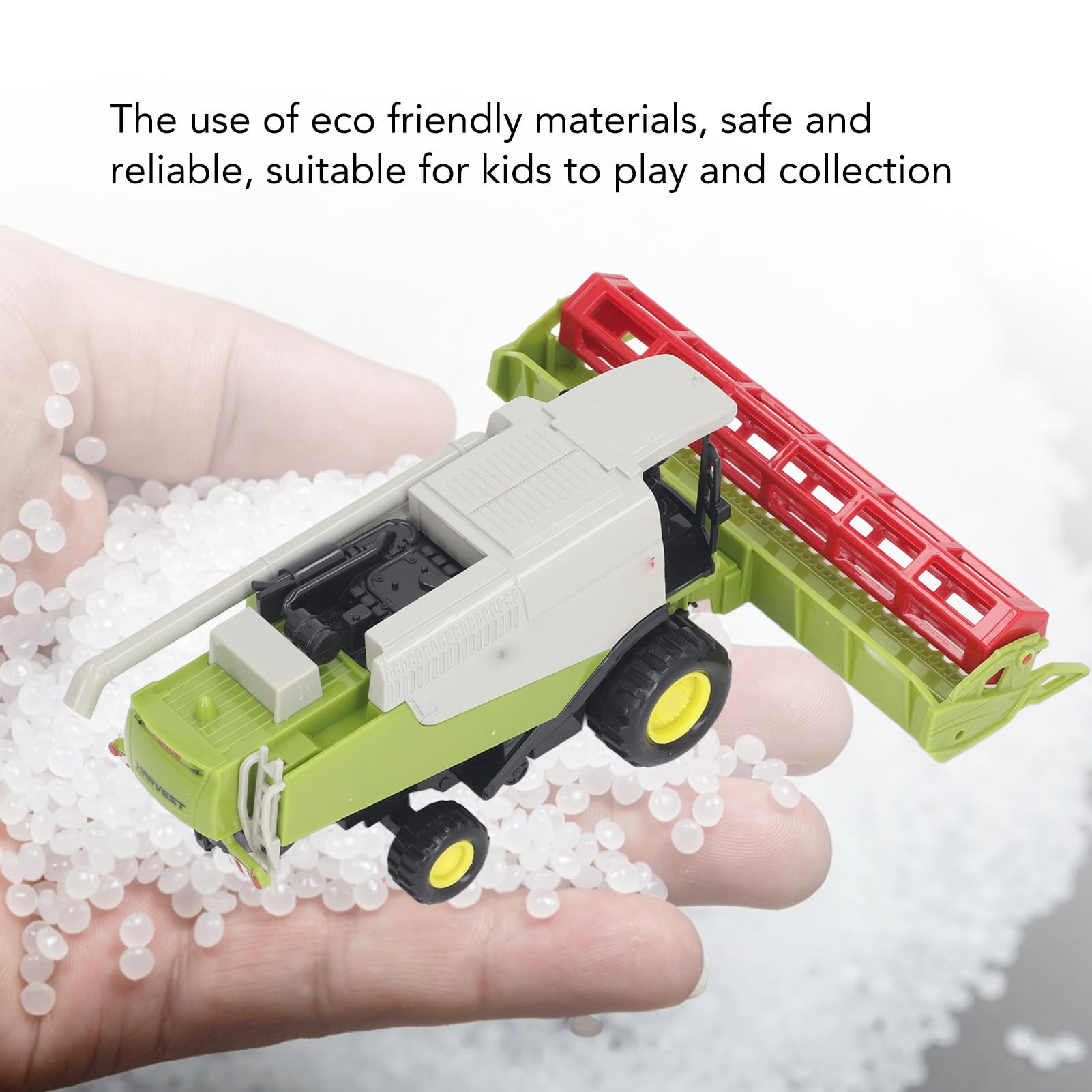 Farm Tractor Toy for Kids - Realistic Farm Harvester Vehicle Model - Educational Role Play Toy for Toddlers & Children - Perfect for Imaginative Play, Learning Agriculture & Farm Life Scenarios