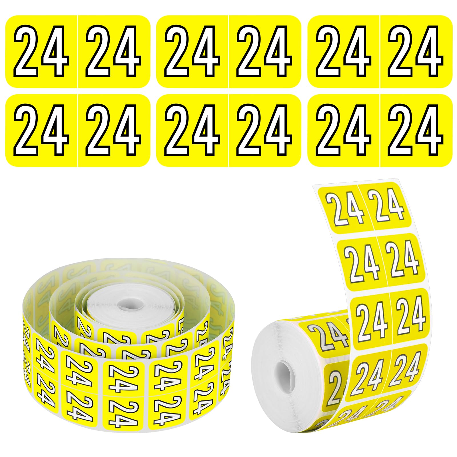 600Pcs 2025 Year Stickers - Self Adhesive Number Labels for File Folders, Medical Charts & Organizing (3/4