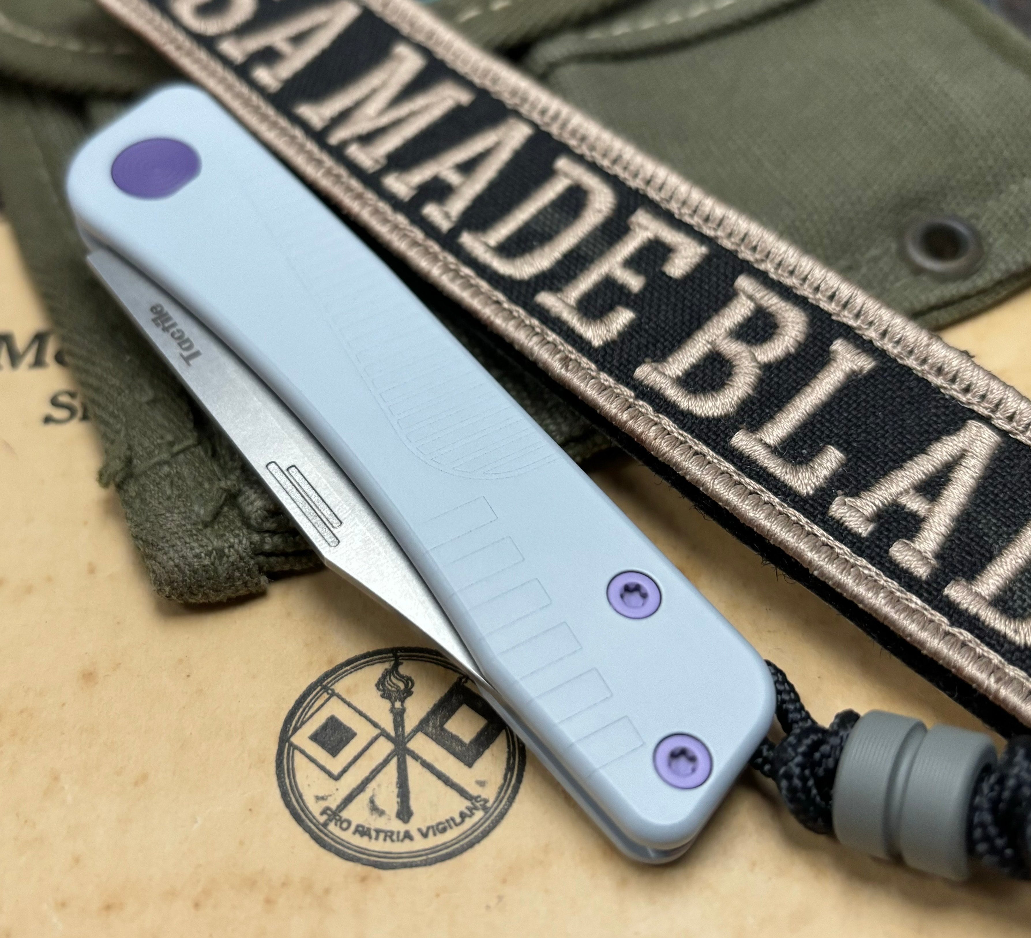 Tactile Knife Co. 16 Bit Bexar Limited Edition Folding Pocket Knife - EDC, Outdoor Camping & Survival Gear