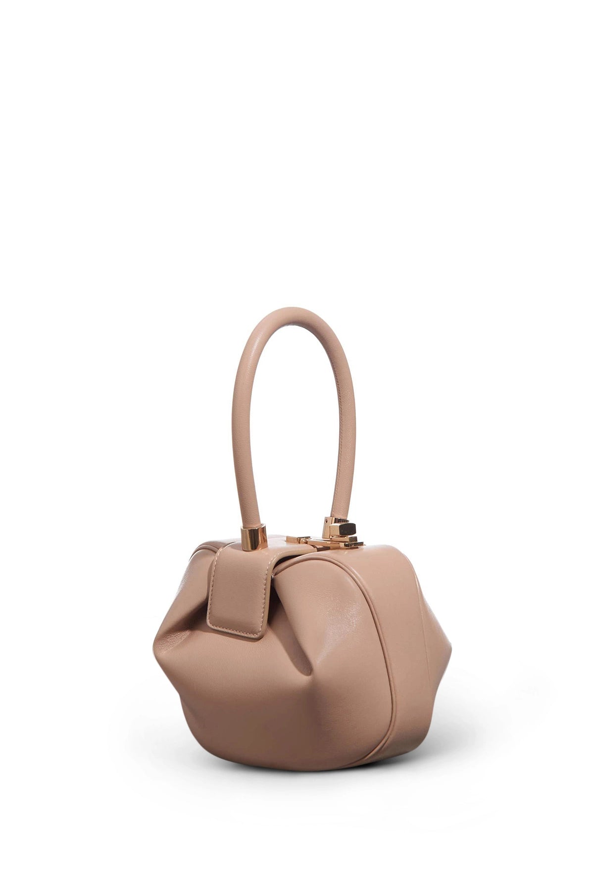 Luxury Demi Bag in Soft Nude Nappa Leather - Perfect for Work, Evening Events & Everyday Use