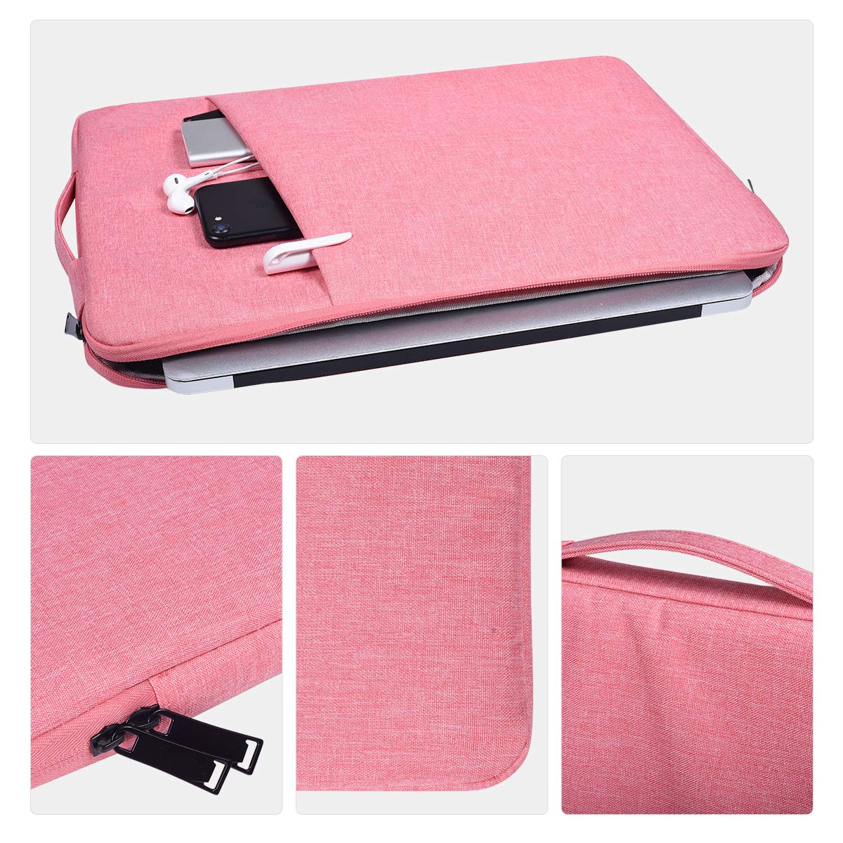 13-13.3 Inch Laptop Sleeve Case Bag for MacBook Pro/Air, ASUS ZenBook 13, Acer Chromebook R 13, HP Envy/Spectre X360 - Lightweight Protective Laptop Cover for Work, School & Travel (Perfect for Women & Students)