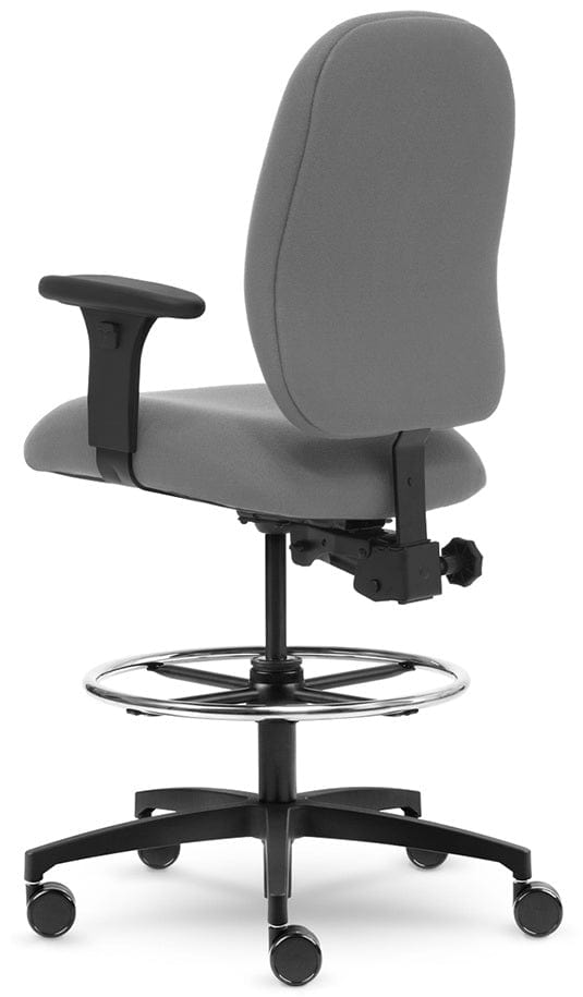 Allseating Presto Series Heavy Duty Drafting Stool [52030] - Ergonomic Adjustable Office Chair for Architects & Designers - Perfect for Home Office, Studio, and Workspace