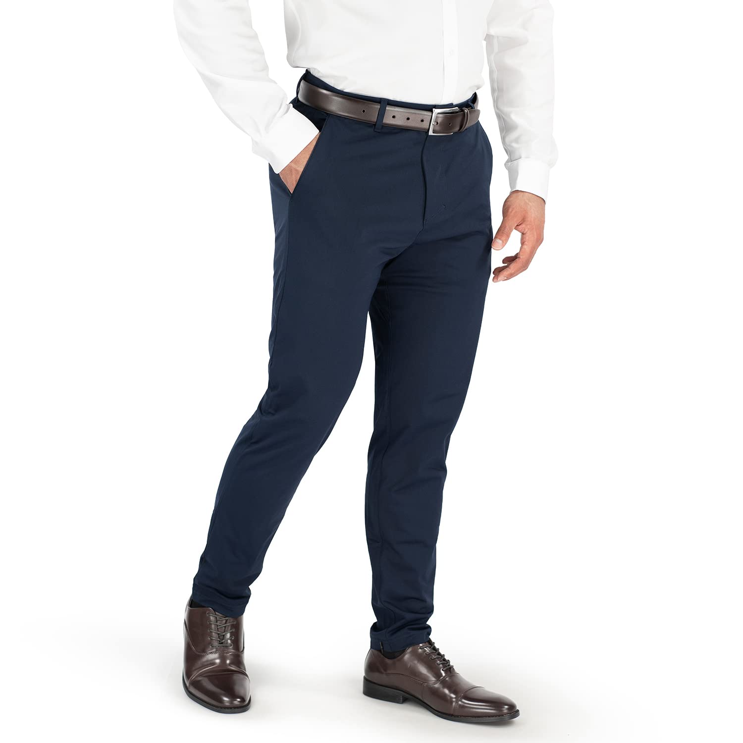 Men's Slim Fit Work Pants - Durable & Comfortable for Construction, Warehouse & Outdoor Jobs | Professional Office & Casual Wear