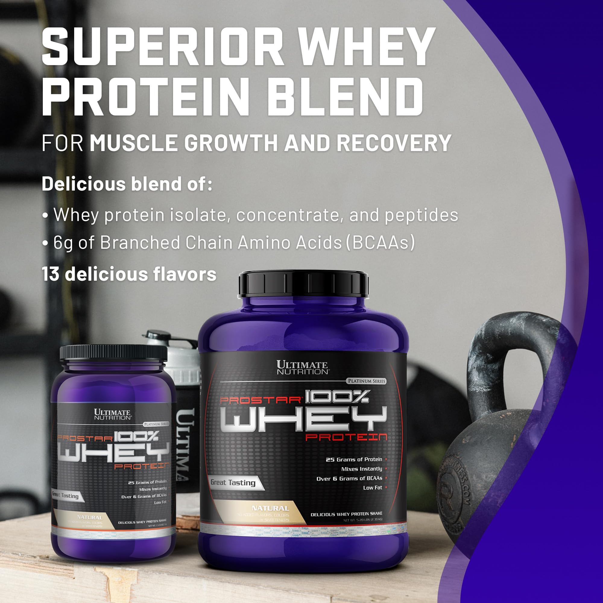 Ultimate Nutrition Prostar Whey Protein Powder Isolate - Low Carb, High Protein Shake for Muscle Gain & Recovery - Keto Friendly, Low Sodium & Fat - 2 lbs Tub - Perfect for Post-Workout, Weight Loss & Healthy Lifestyle