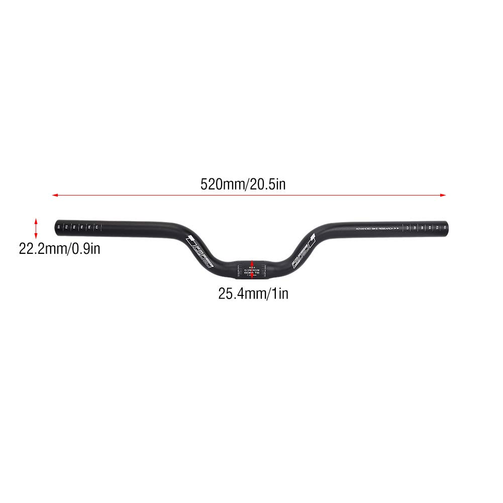 Lightweight Aluminum Alloy Folding Bike Handlebars - Adjustable MTB/Road Bike Handlebars for Mountain, Hybrid & Commuter Bikes | Durable & Ergonomic Design for Cycling, Fitness & Urban Commuting