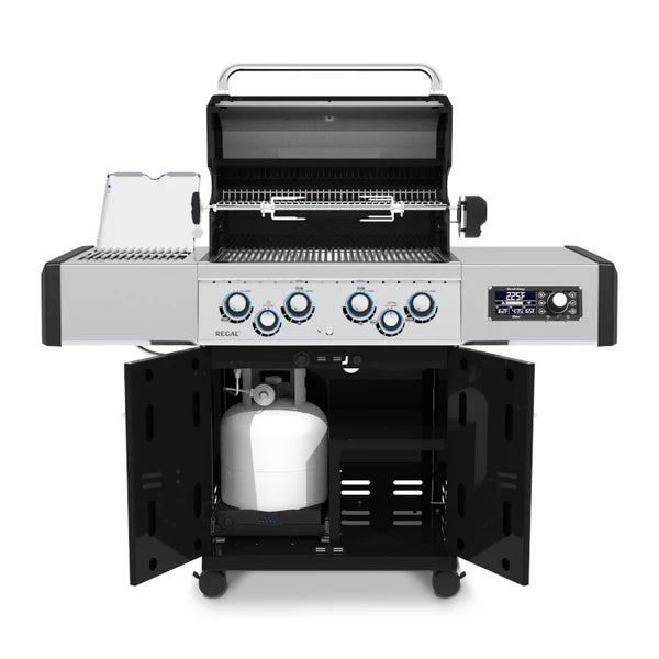 Broil King Regal Q 490 Pro Infrared Gas Grill - Premium Outdoor BBQ Grill for Backyard, Patio & Tailgating | Perfect for Grilling Steaks, Burgers & Vegetables
