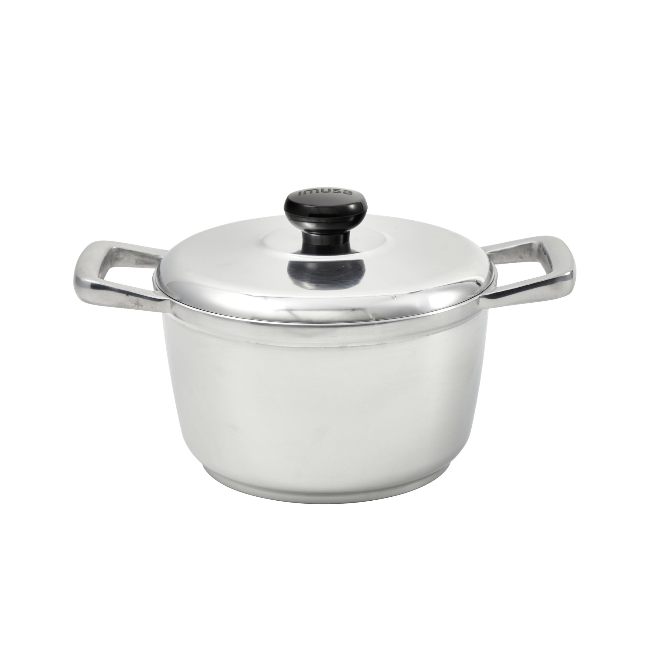 IMUSA 3.5 Quart Heavy Duty Cajun Cast Aluminum Dutch Oven - Perfect for Camping, Outdoor Cooking & Cajun-Style Meals