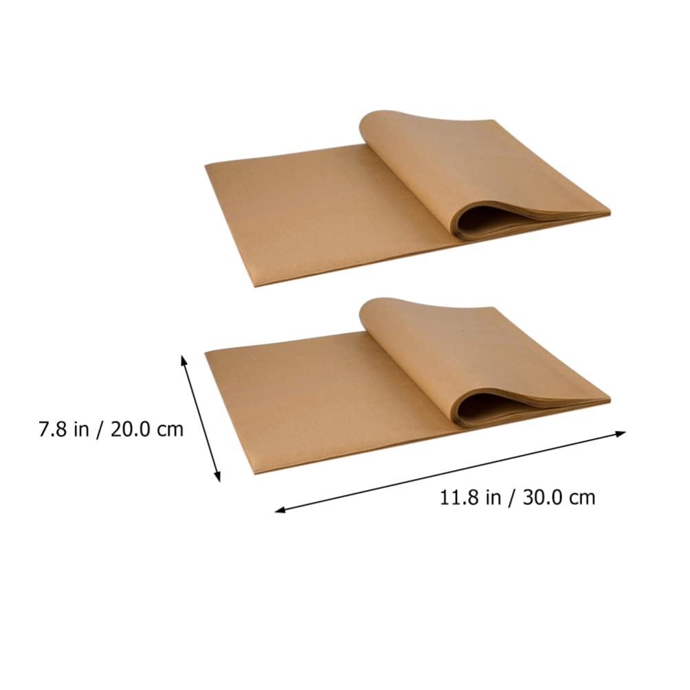100pcs Air Fryer Parchment Paper Liners - Non-Stick Baking Sheets for Cooking, Cake, Cookies - Perfect for Air Fryer, Oven & Microwave Use