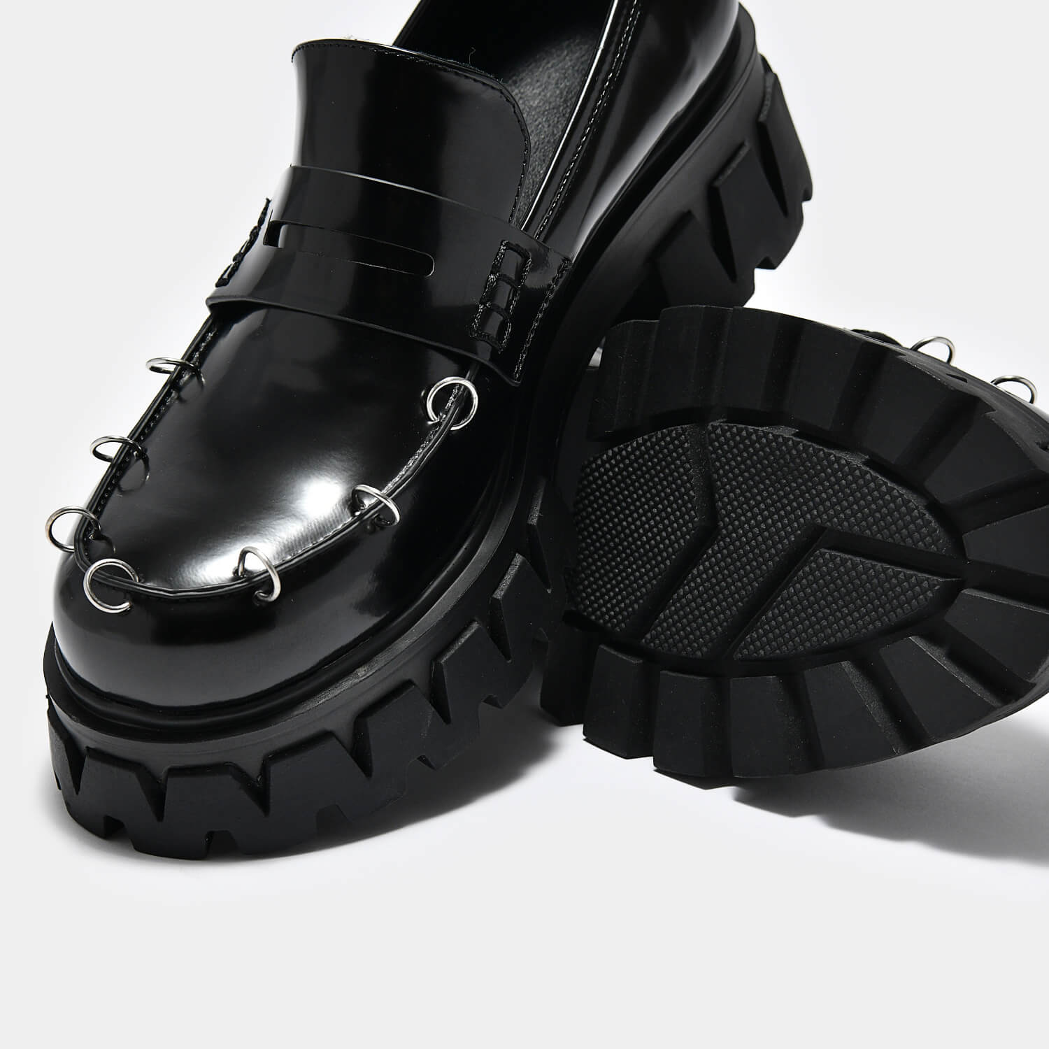 Gensai Cyber Punk Loafers for Men - Futuristic Style Slip-On Shoes for Casual Wear, Cosplay & Street Fashion