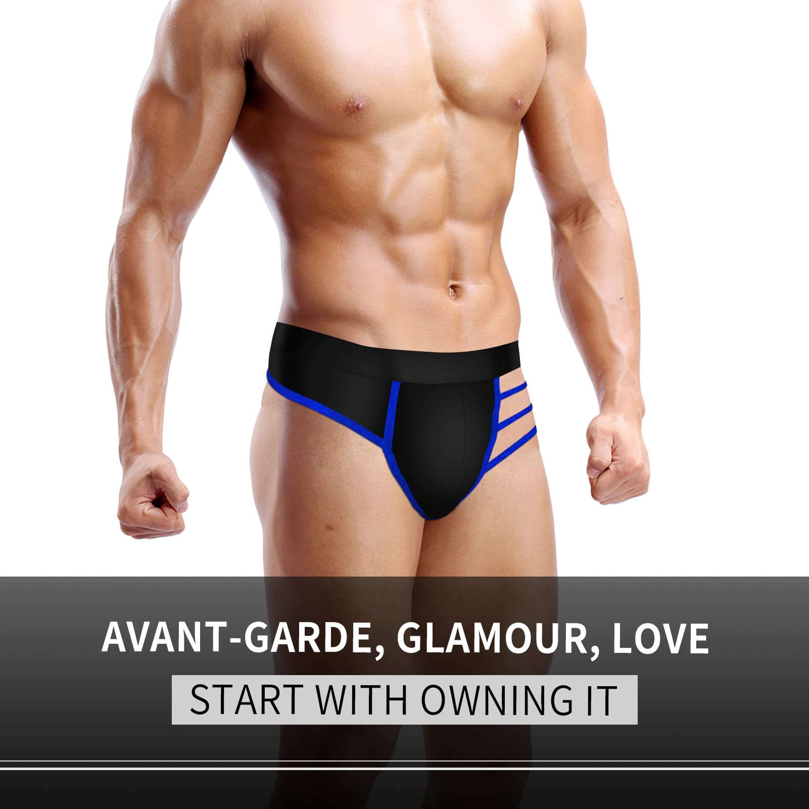 JEERLEEP Men's Sexy Lingerie Thongs G-Strings Underwear - Comfortable & Breathable for Intimate Wear, Date Night, and Special Occasions