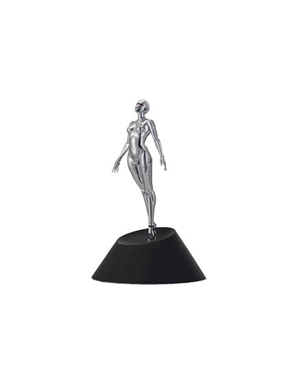 Hajime Sorayama Sexy Robot Silver Collectible Figure - Futuristic Art Decor for Home & Office Display