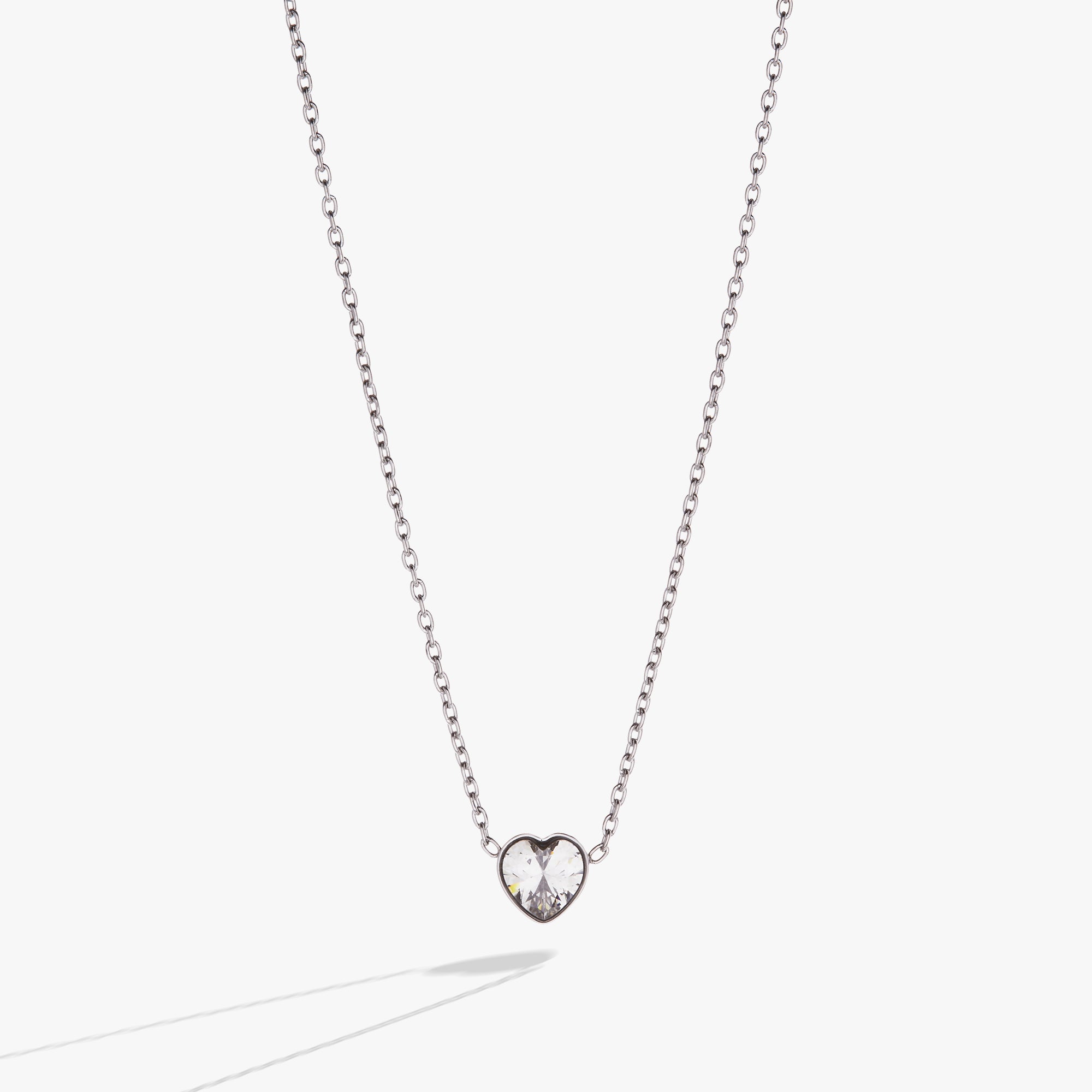 Elegant Crystal Heart Pendant Necklace for Women - 18K Gold Plated Gift for Valentine's Day, Anniversary & Special Occasions