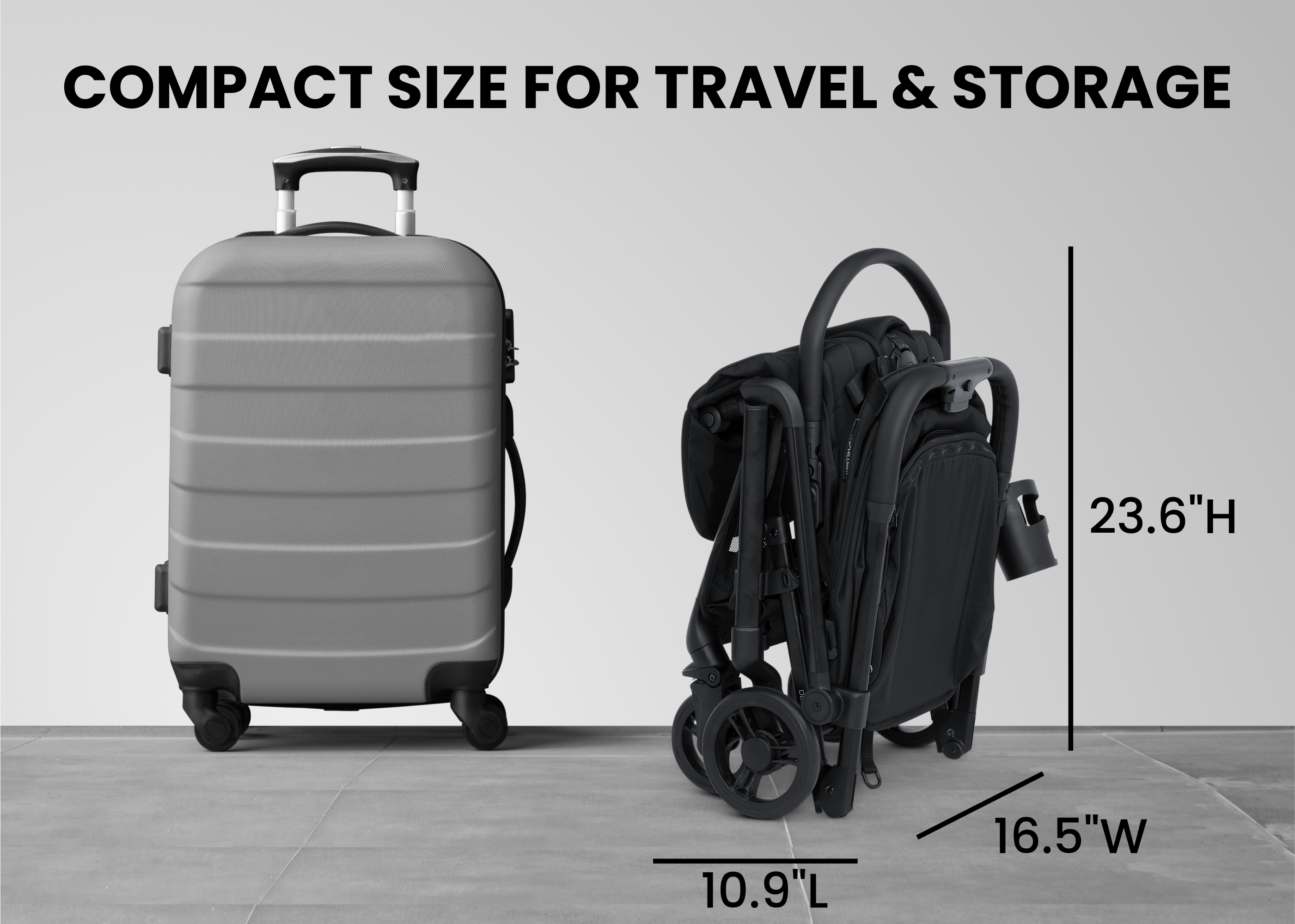 Icon Ultra Compact Lightweight Stroller for Everyday Use & Travel - Perfect for City Walks, Shopping, and Family Outings