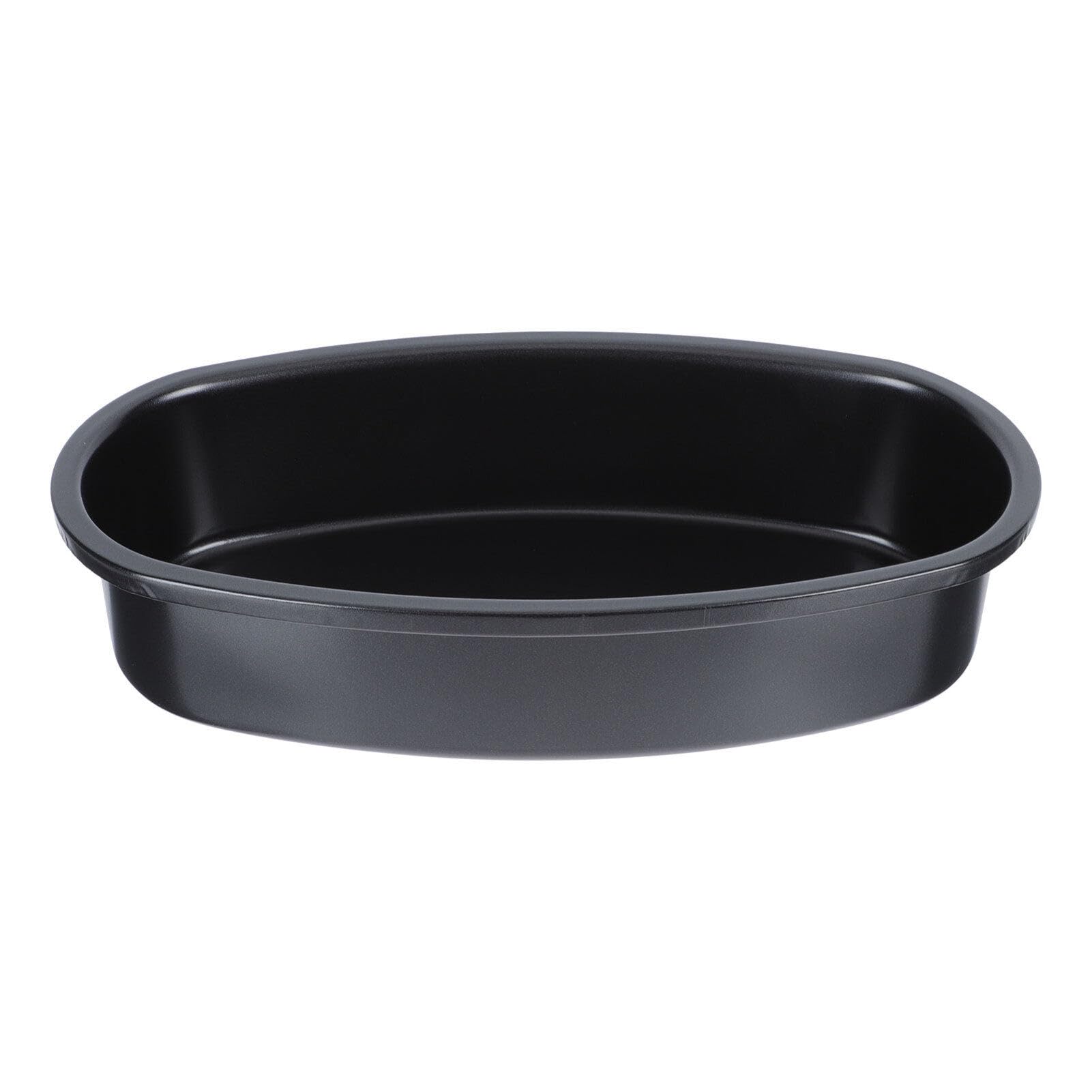 Nonstick Oval Bread Loaf Pan - Carbon Steel Baking Pan for Cheesecake, Cake & Bread - YARDWE Metal Bakeware Mold (Black) - Perfect for Home Baking, Holiday Desserts & Gift Giving