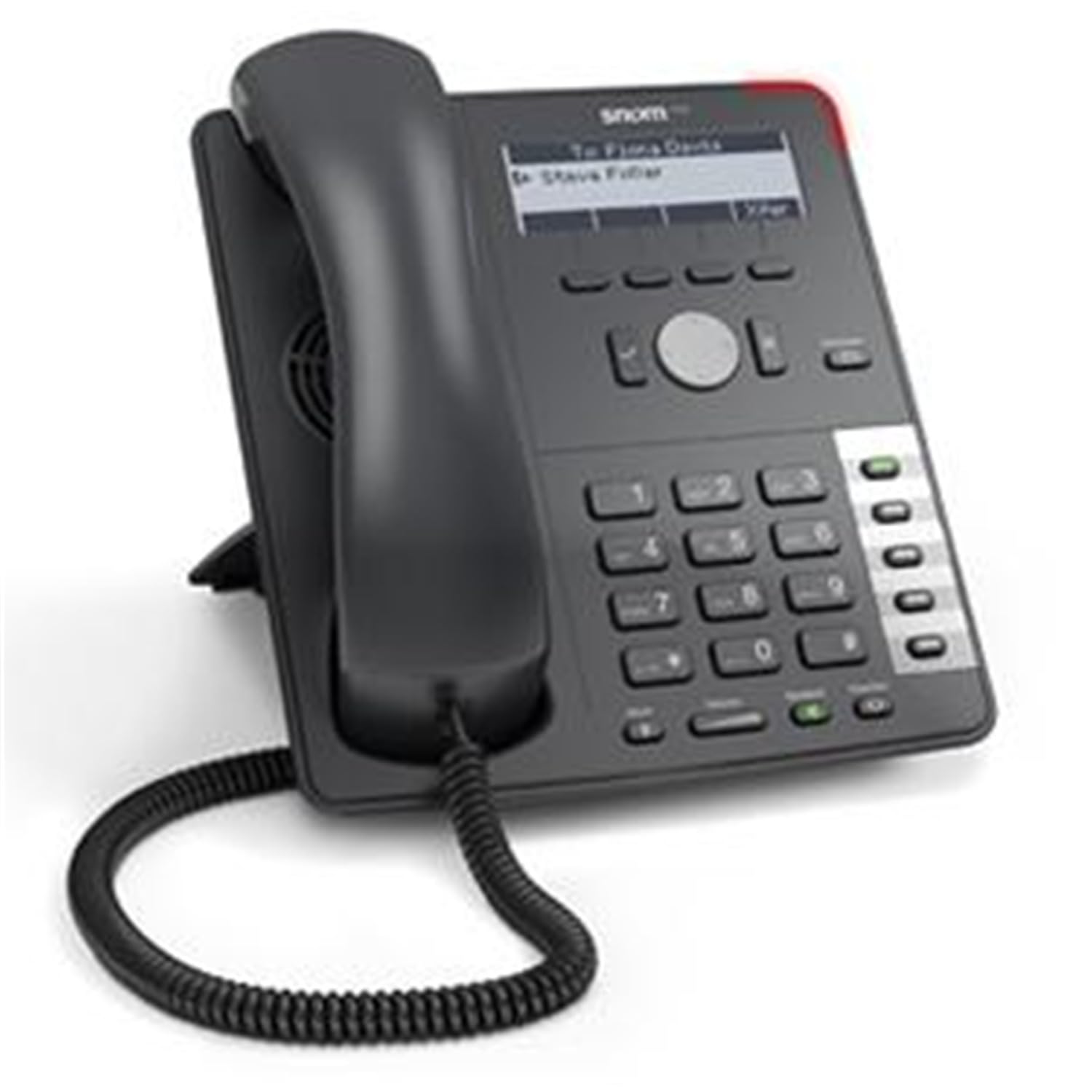Snom IP 710 VoIP Business Phone - 4-Line LCD Display with Power over Ethernet (PoE) - Ideal for Office, Call Center & Remote Work (Model 2793)