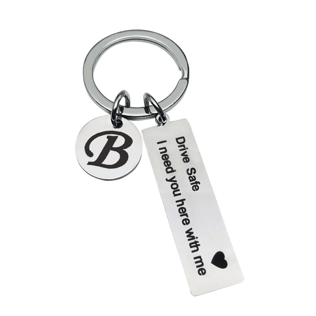 Drive Safe Keychain - Car Safety Key Holder for Keys & Keyrings - Perfect for Drivers, Commuters & Road Trips