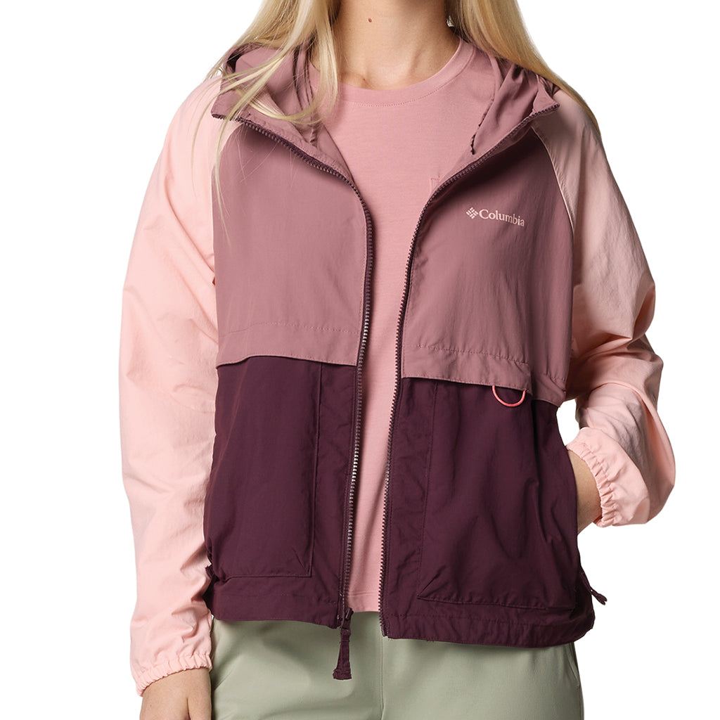 Columbia Women's Spire Valley Windbreaker Jacket - Lightweight Water-Resistant Outdoor Shell for Hiking, Running & Travel