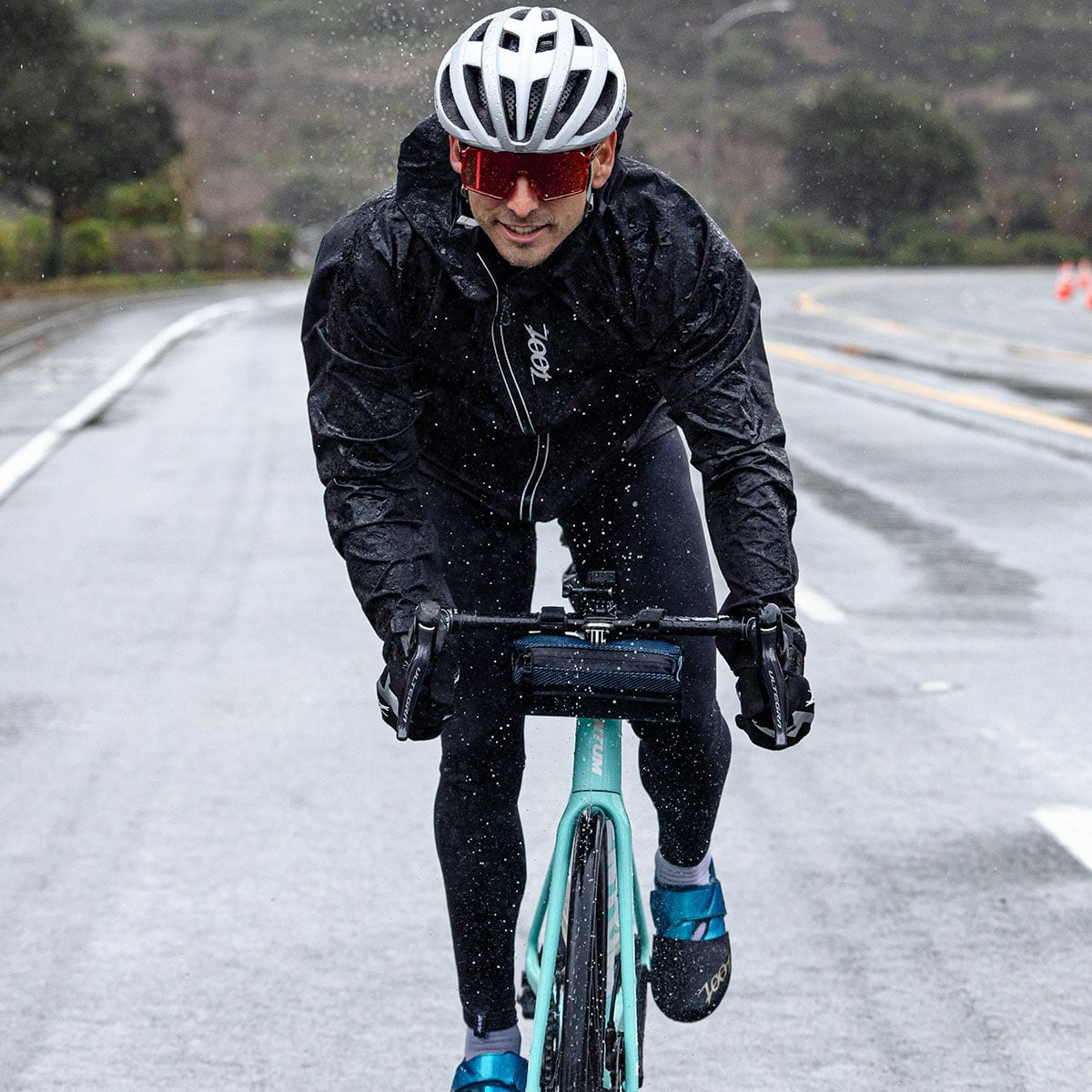Men's Elite FlashJacket - Lightweight Waterproof Windbreaker Jacket for Outdoor Activities (Hiking, Running, Cycling) - Black