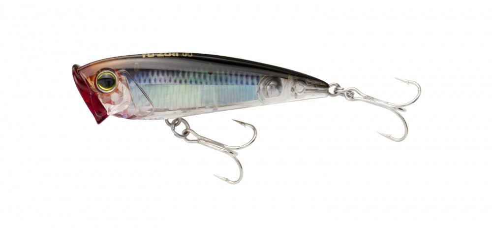 Yo-Zuri 3D Inshore Popper Fishing Lures - Topwater Saltwater Bass & Snook Lures for Inshore Fishing (Pack of 3)