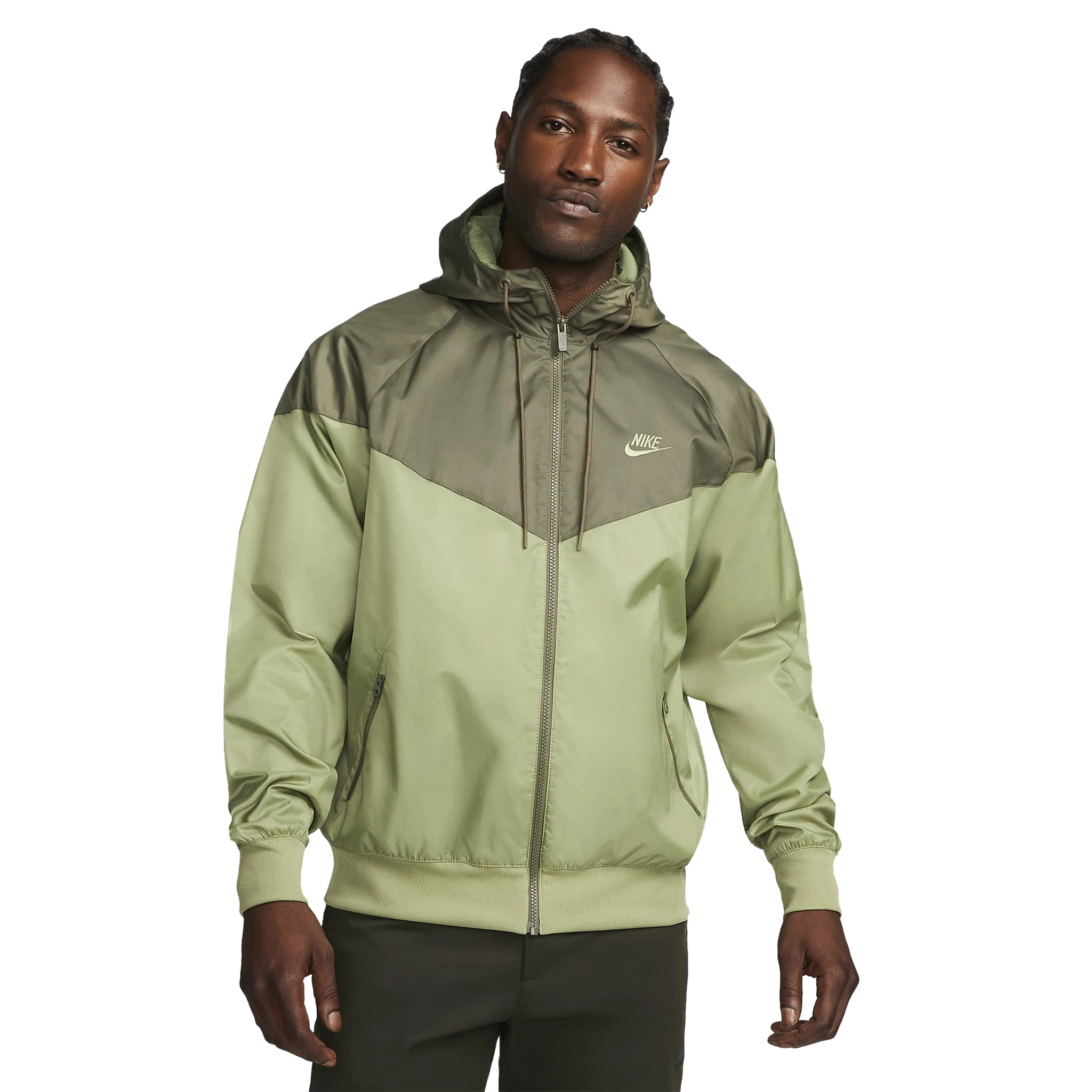 Nike Sportswear Windrunner Green Jacket - Lightweight Water-Resistant Running Hoodie for Men & Women - Perfect for Outdoor Jogging, Hiking & Casual Wear