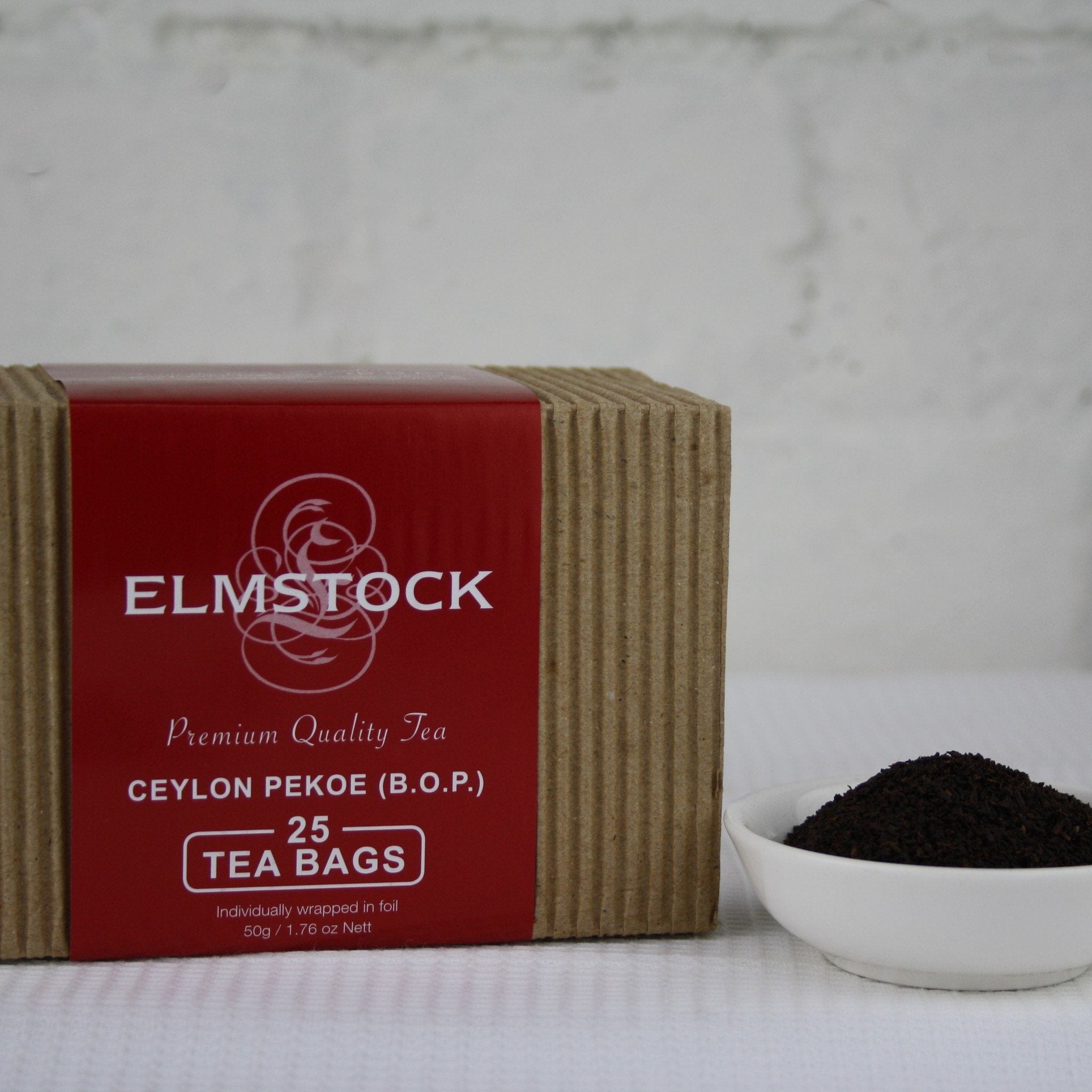 Elmstock Premium Broken Orange Pekoe Black Tea - Loose Leaf Tea for Hot or Iced Brewing, Perfect for Morning Boost or Afternoon Relaxation