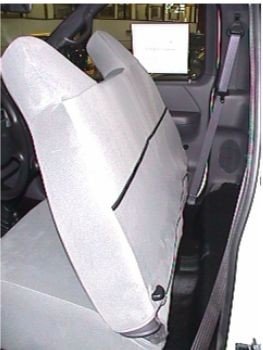 Premium Black Seat Covers for 1992-1997 Ford F150-F350 | Perfect Fit Regular, XCab & Crew Cab Front Bench Seats | Durable Molded Headrest Covers | Waterproof & Anti-Slip Protection | Ideal for Work Trucks, Off-Roading & Daily Commute