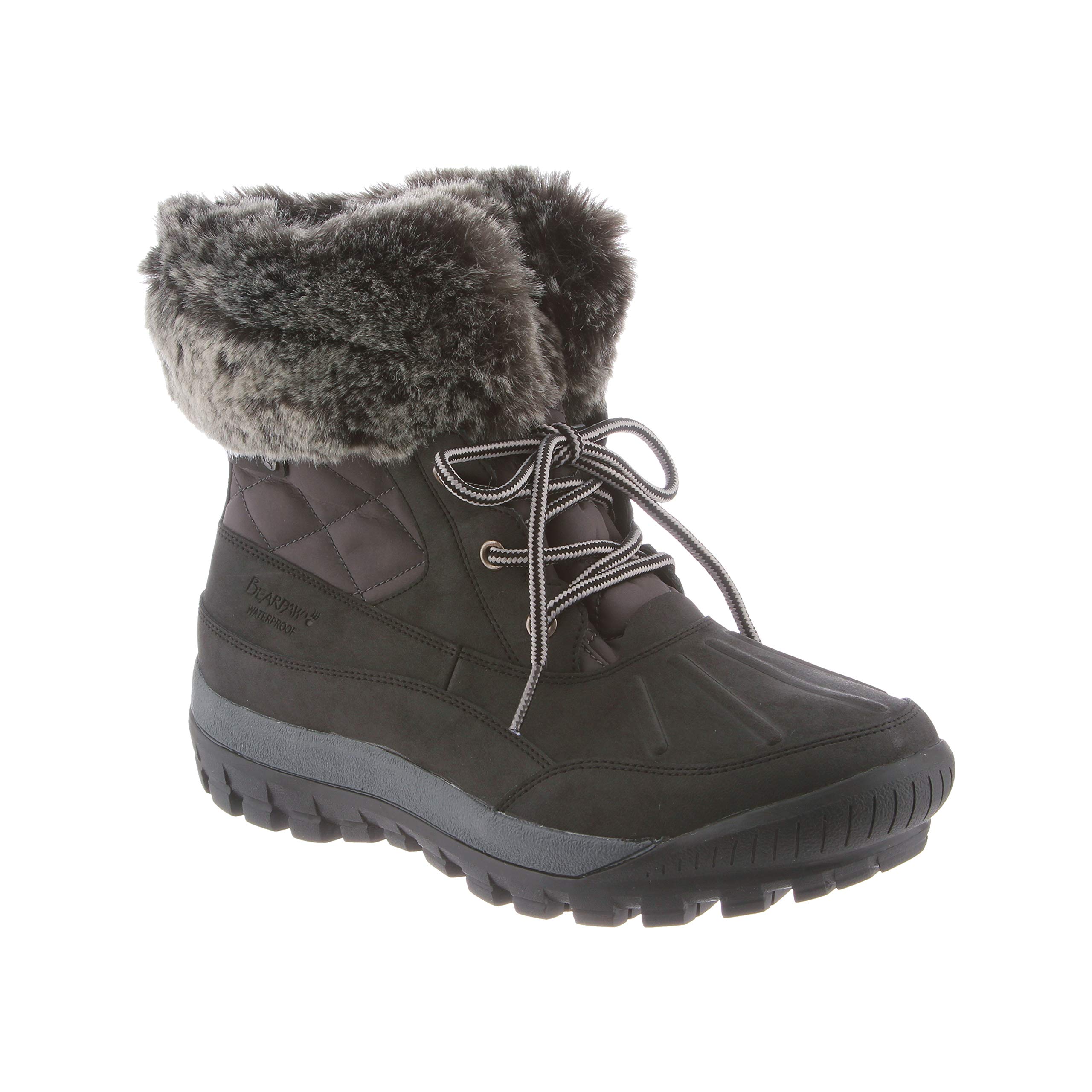 BEARPAW Women's Becka Suede Slip-On Winter Boots - Comfortable, Warm & Stylish in Multiple Colors for Casual Outings & Cold Weather