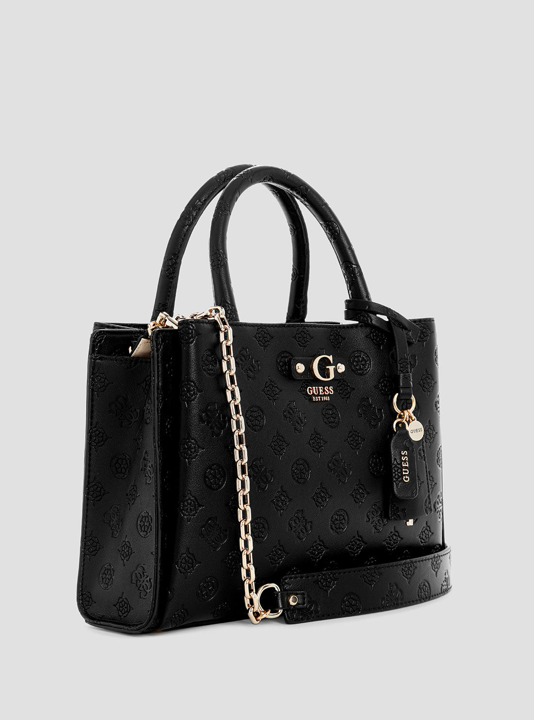 Stylish Black Gerty Girlfriend Satchel Bag for Women - Trendy Crossbody Purse with Adjustable Strap, Perfect for Work, Travel & Everyday Use