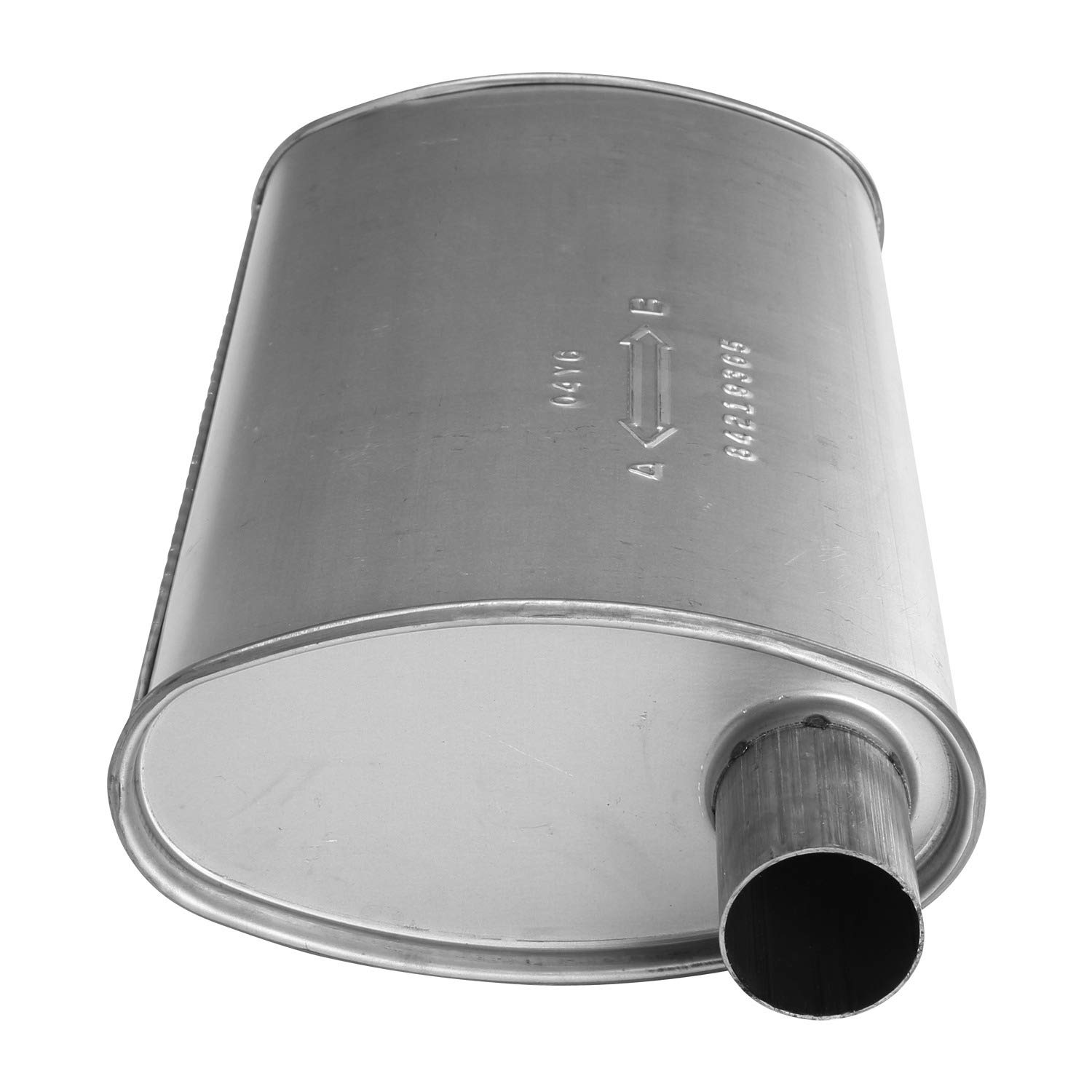 AP Exhaust Products 2946 Performance Muffler - Universal Fit for Cars, Trucks & SUVs - Reduces Noise & Improves Engine Sound - Ideal for Daily Driving, Racing & Off-Road Adventures