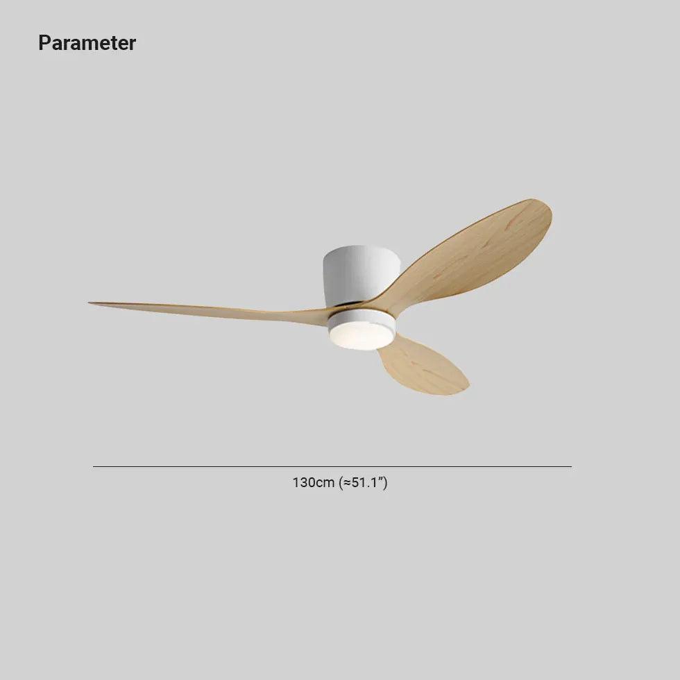 3-Blade Modern Ceiling Fan with LED Light - Perfect for Bedroom, Living Room & Office Cooling & Lighting