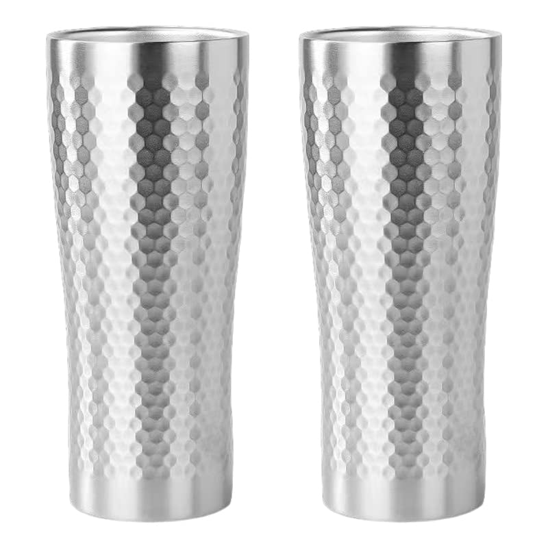 BEFOY 17.2 oz Stainless Steel Vacuum Insulated Beer Tumbler - Double Wall Thermal Pint Cup for Hot & Cold Beverages (510ml) - Perfect for Parties, Camping, and Outdoor Activities
