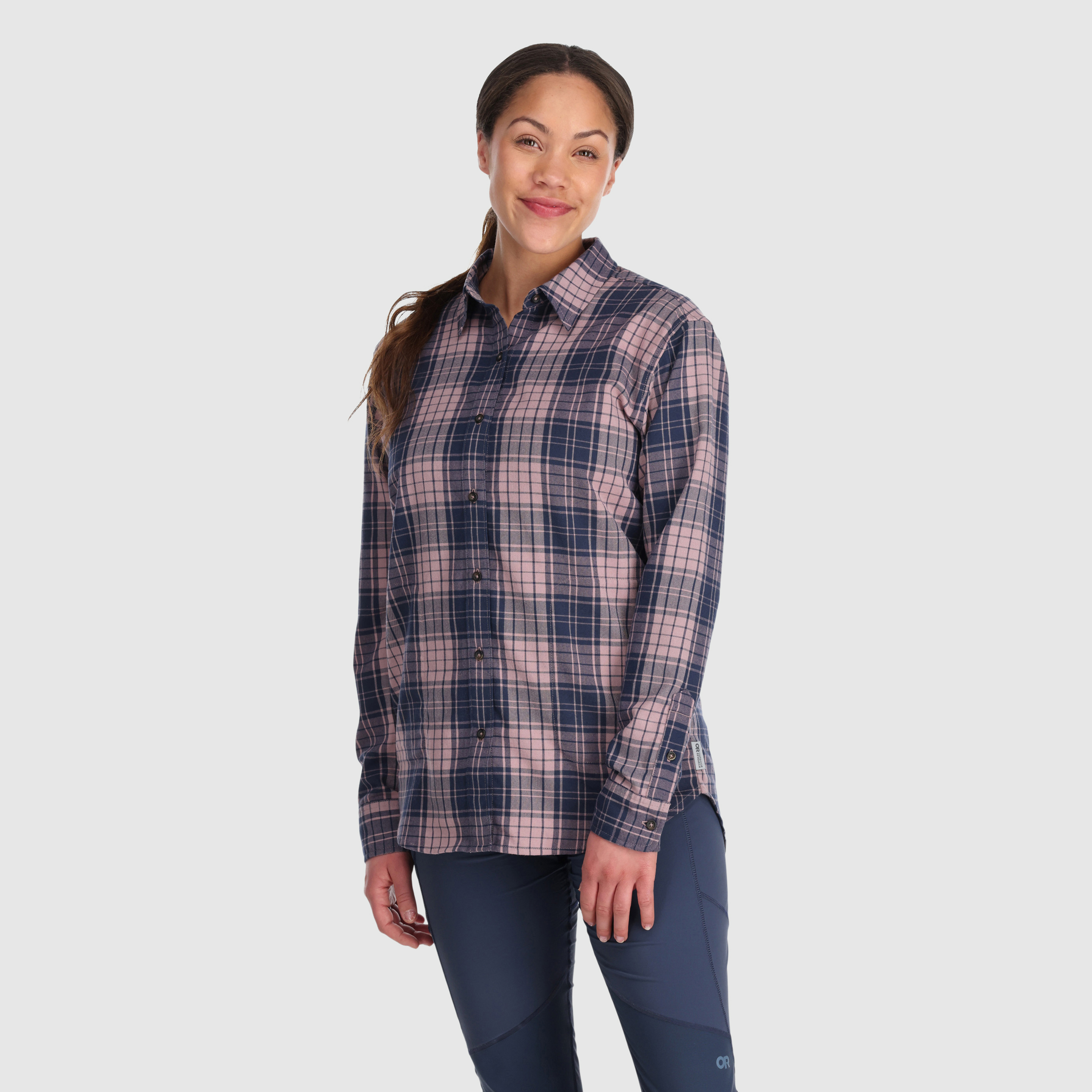 Women's Kulshan Flannel Shirt - Soft Plaid Button-Up for Casual Wear & Outdoor Adventures | Final Sale