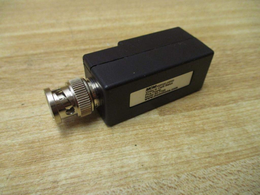 MCM Custom Audio 50-7745 BNC Video + DC Power Balun - HD Video Transmission with Power Over Coax for CCTV Security Systems & Surveillance Cameras