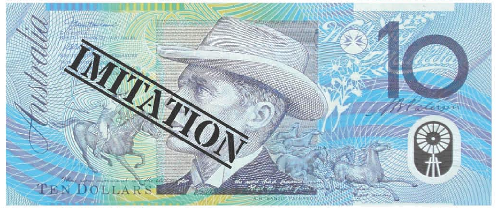 10 Dollar Australian Souvenir Notebook - Fake AUD Money Novelty Notepad (50 Sheets/Pack) - Perfect for Prank Gifts, Magic Tricks, and Themed Parties