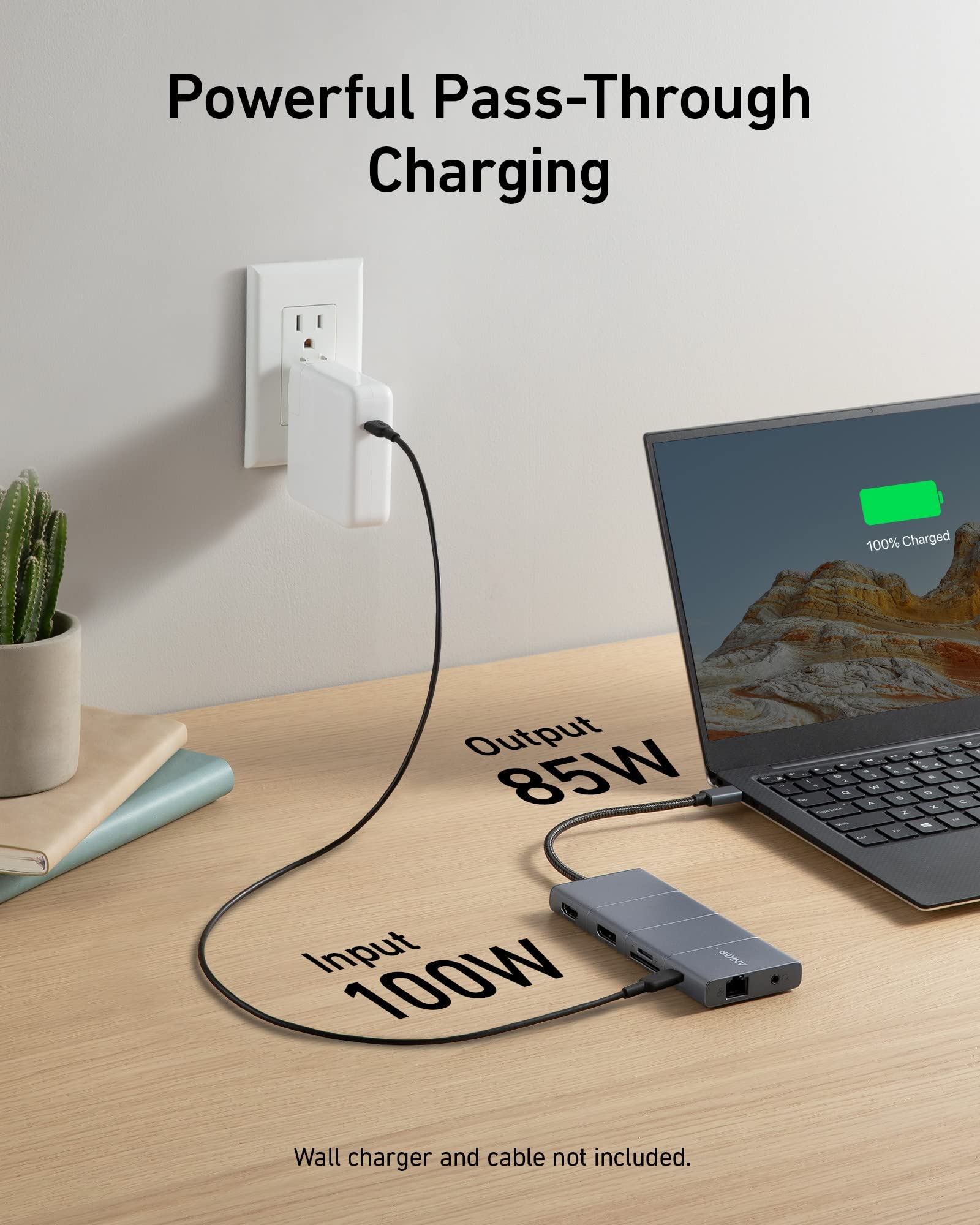 Anker 565 11-in-1 USB C Hub with 10Gbps USB-C/USB-A Ports, 4K HDMI & DisplayPort, 100W PD, Ethernet, SD Card Reader - Compatible with Dell XPS, MacBook, iPad Pro (Perfect for Home Office, Gaming & Travel)
