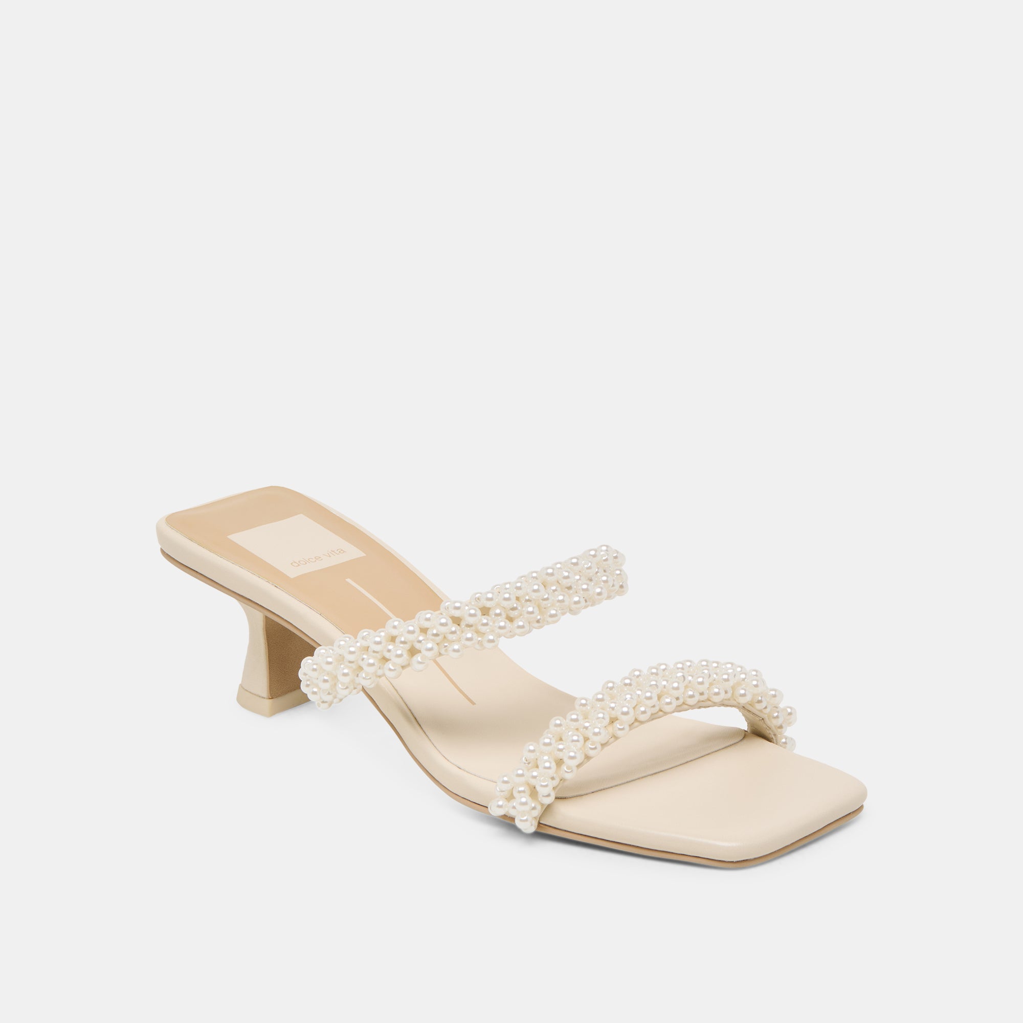 BONI PEARL High Heels for Women - Elegant Vanilla Stella Stiletto Pumps for Party, Wedding & Evening Wear