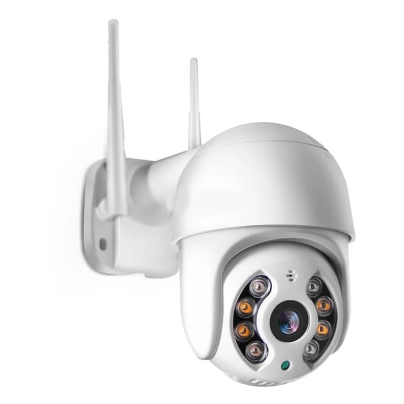 3MP Outdoor WiFi Bullet Security Camera - 360° Surveillance with Motion Detection, Waterproof & Full Color Night Vision - Ideal for Home, Business & Backyard Monitoring