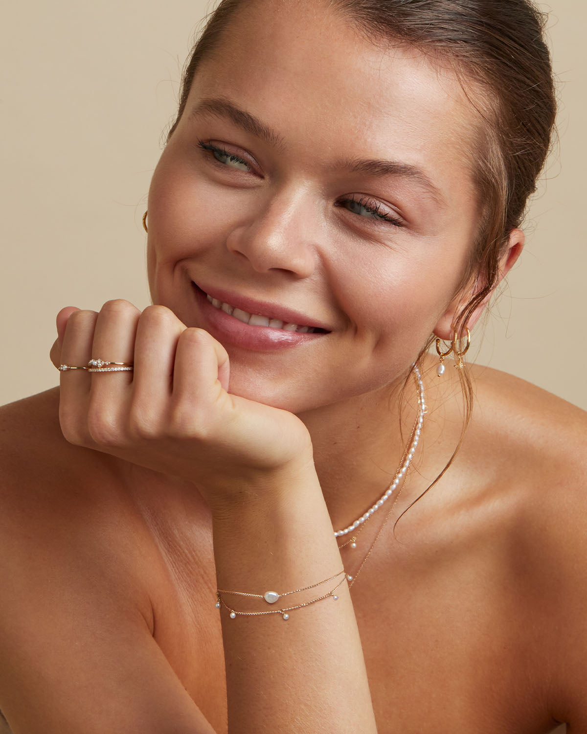 14K Solid Gold Peace Lover Bracelet for Women - Dainty Minimalist Jewelry Gift for Her - Perfect for Everyday Wear, Special Occasions & Gifting