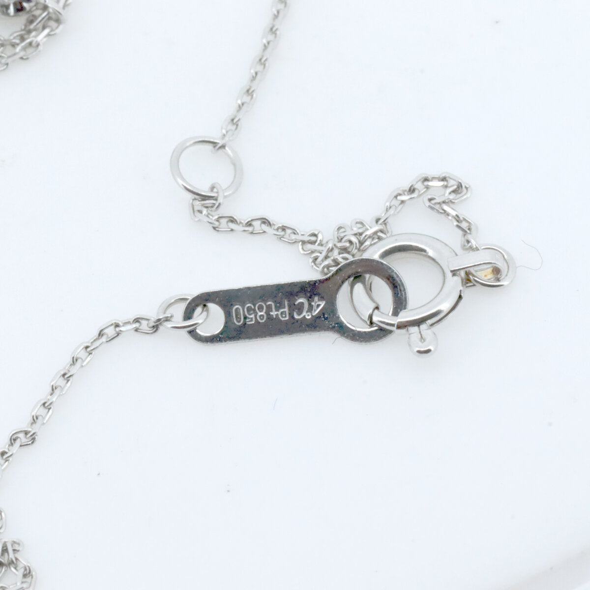 4℃ Diamond Necklace in 850 Platinum - Elegant Jewelry for Weddings, Anniversaries & Special Occasions