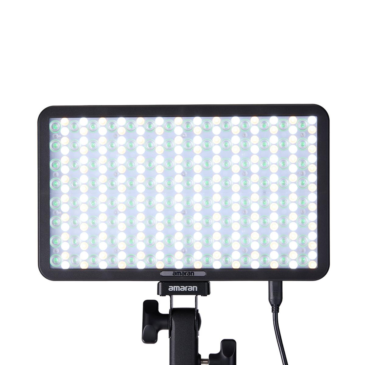 Amaran Pano 60c 2-Light RGB LED Light Panel Kit (Charcoal) - Professional Photography & Video Lighting for Studio, YouTube, and Live Streaming