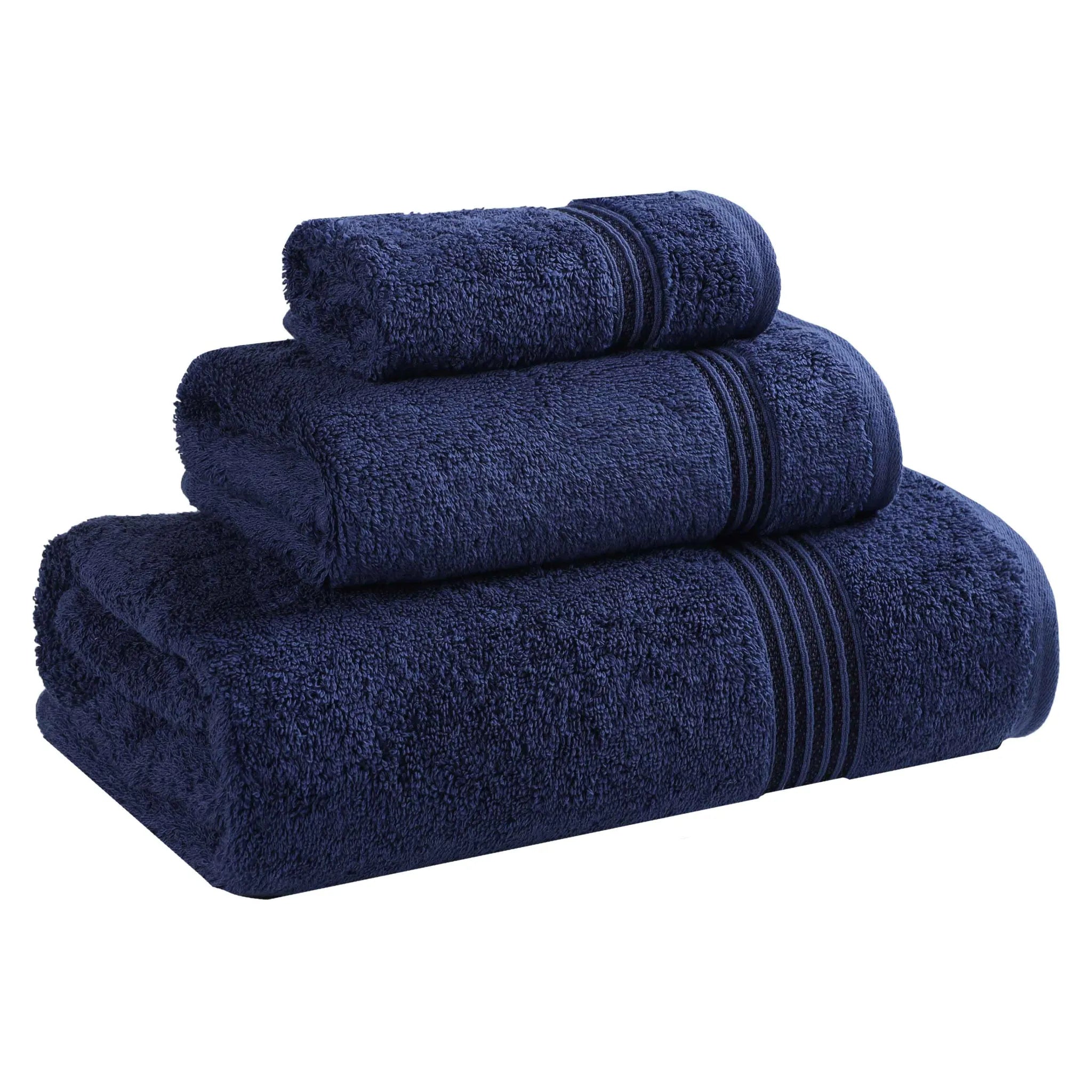 Premium Egyptian Cotton Plush 3-Piece Luxury Bath Towel Set - Ultra Absorbent & Soft for Spa, Bathroom & Hotel Use