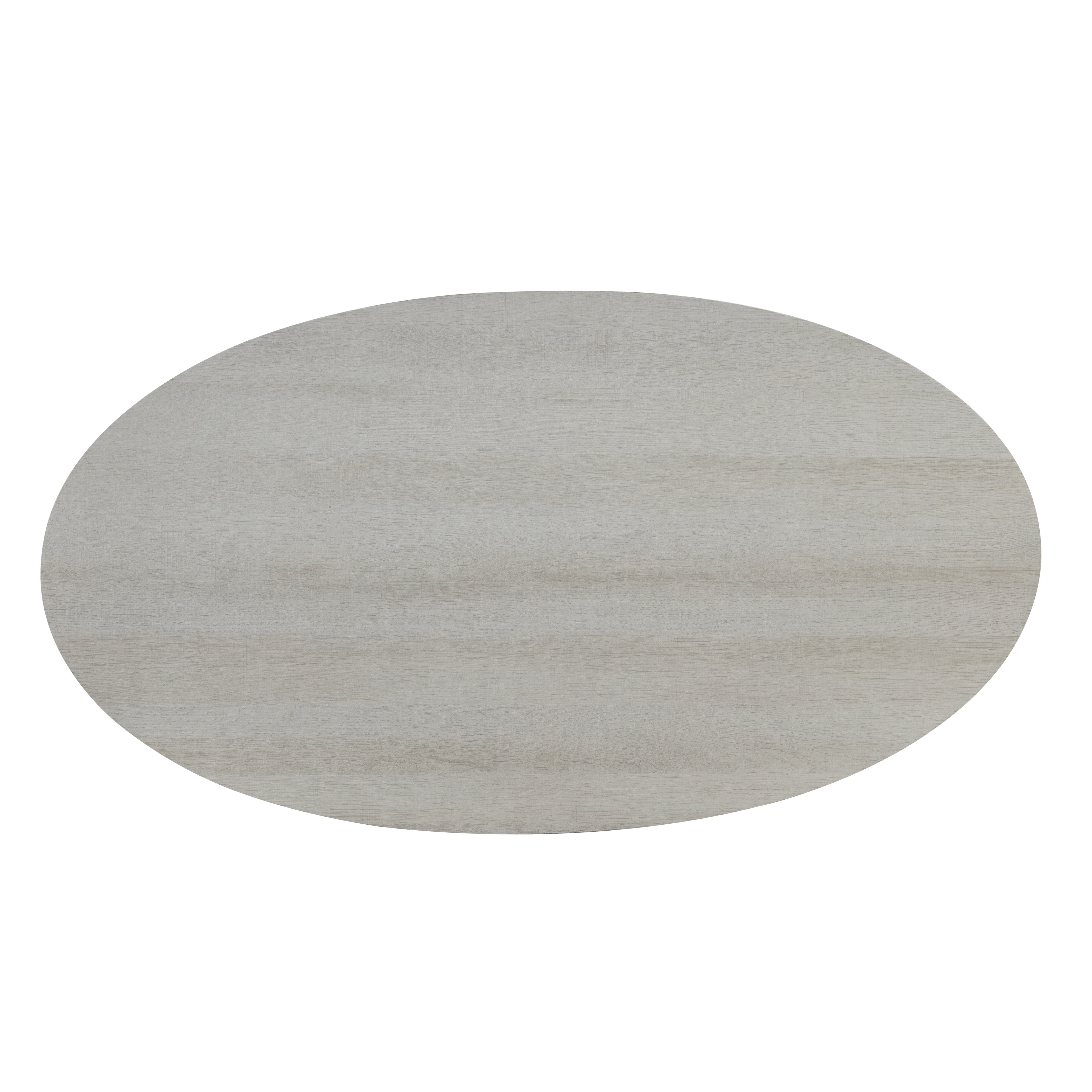 Roundhill Furniture Anze Contemporary Oval Wood Shelf 3-Piece Coffee Table Set - Modern Living Room Decor for Small Spaces & Apartments