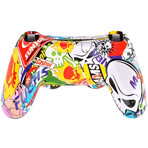 PS4 Controller Shell Replacement Kit - Skeleton Design Gamepad Housing with Buttons for DIY Repair & Customization | Perfect for Gaming Enthusiasts & Modders